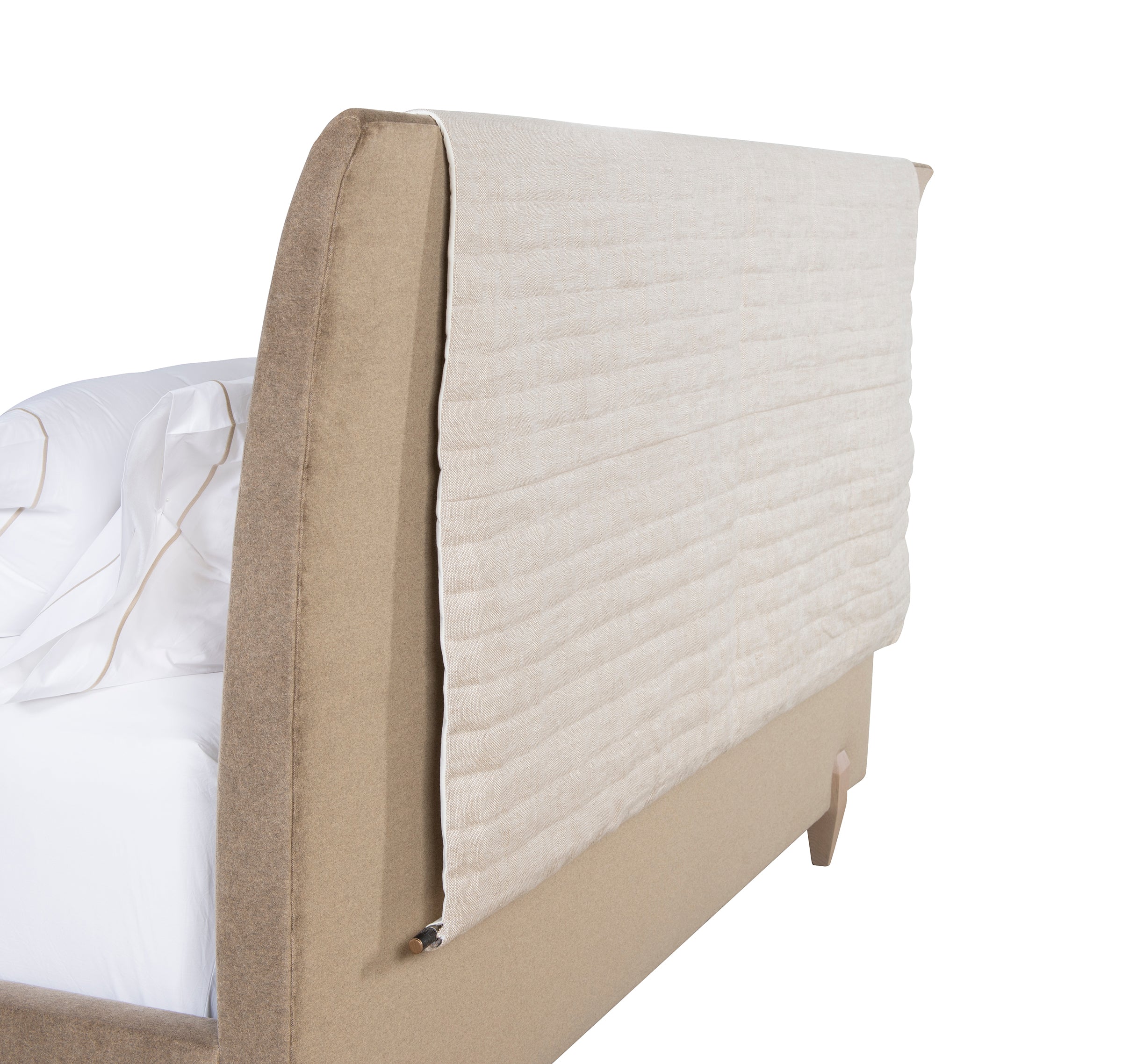 Auvie Queen Headboard Quilted Cover - Hickory Chair