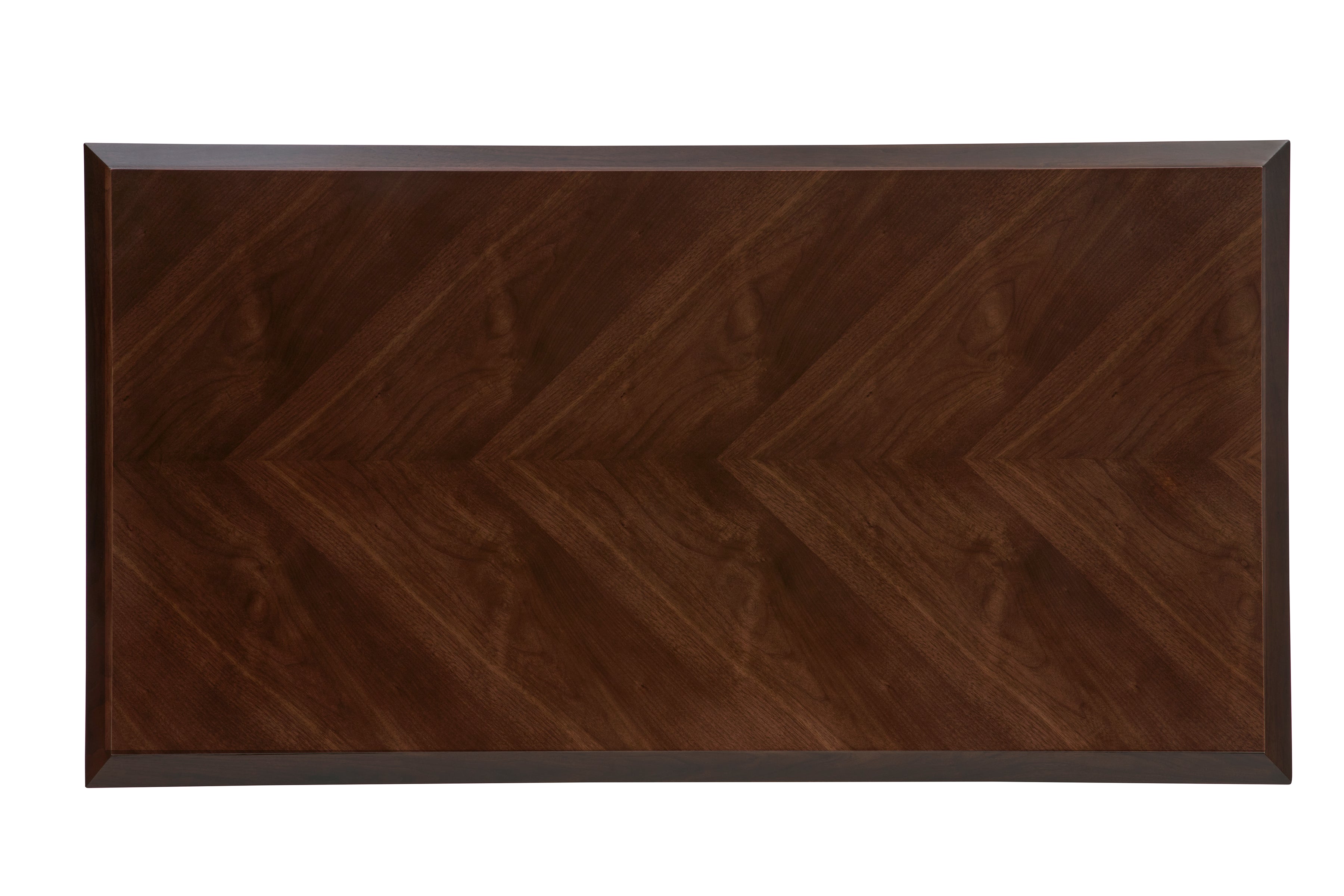 Block Cocktail Table in Walnut Solids, Steel, Stone - Hickory Chair