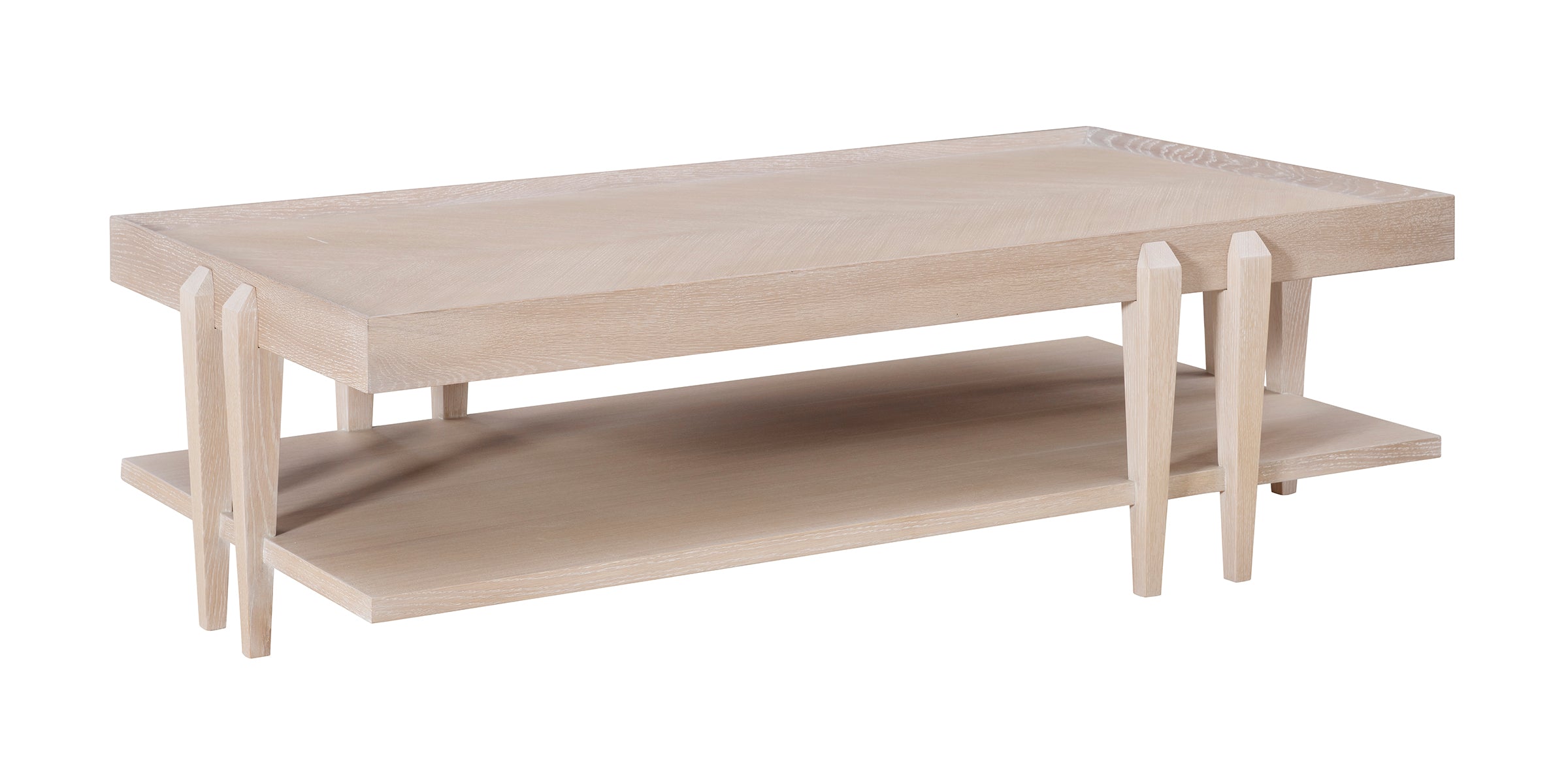 Wyatt Cocktail Table in Oak Veneers, Oak Solids - Hickory Chair