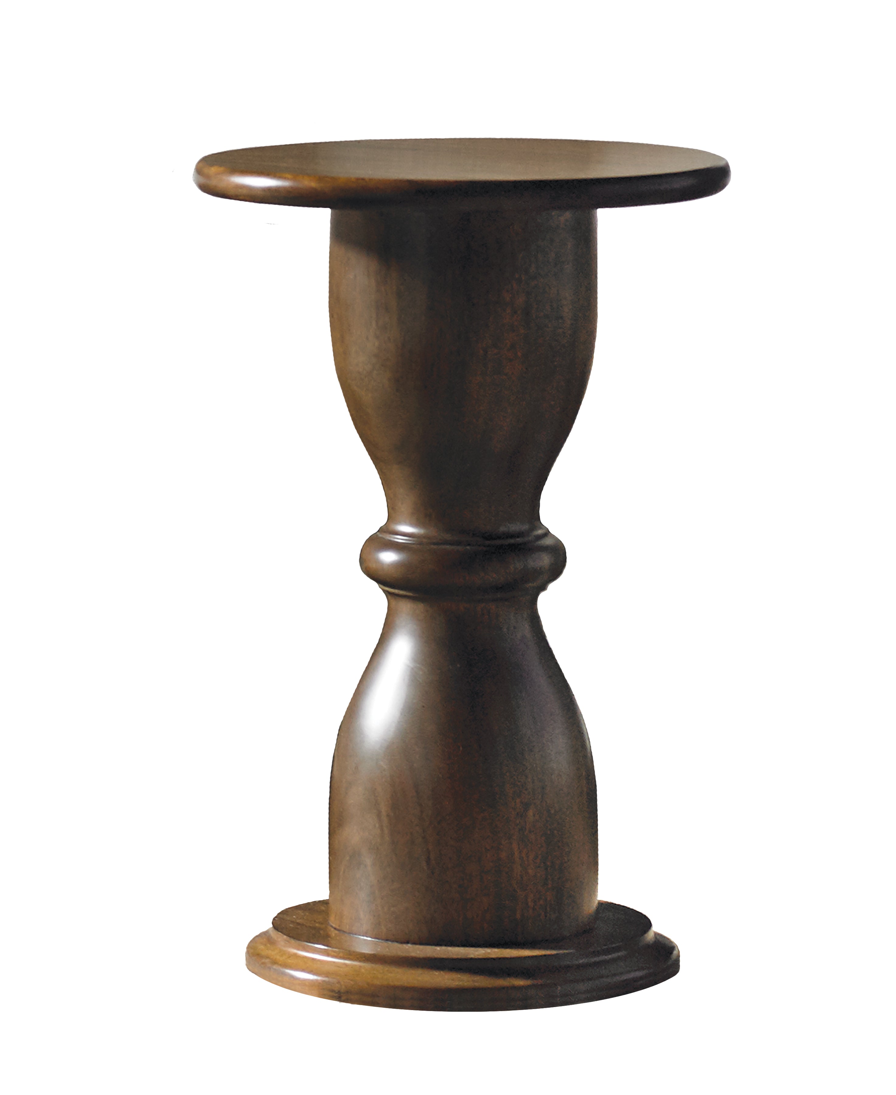 SPOOL SPOT TABLE in Mahogany Solids - Hickory Chair