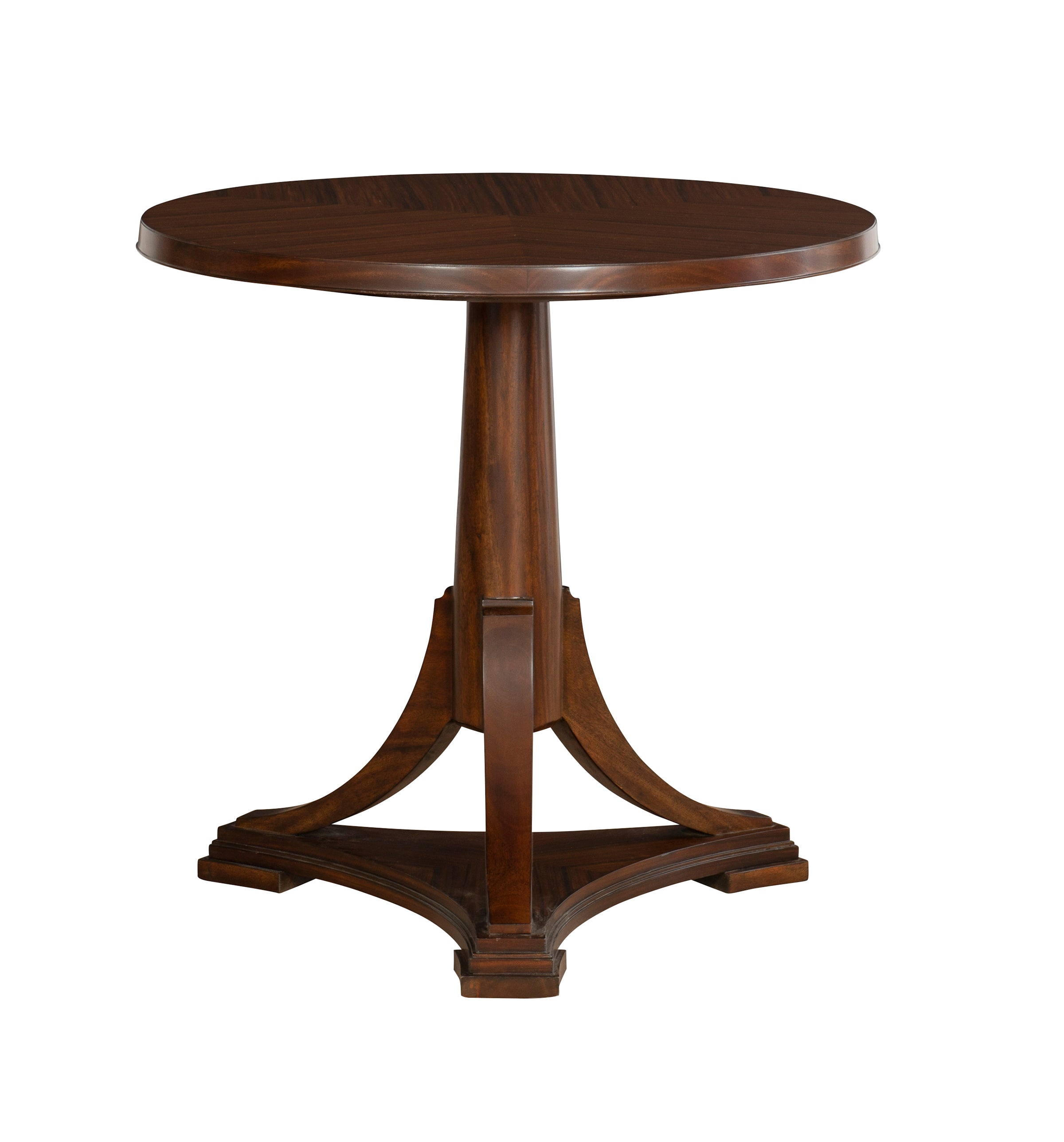 WALES SIDE TABLE STOCKED IN TRUFFLE in Santos Rosewood Veneers, Mahogany Solids - Hickory Chair