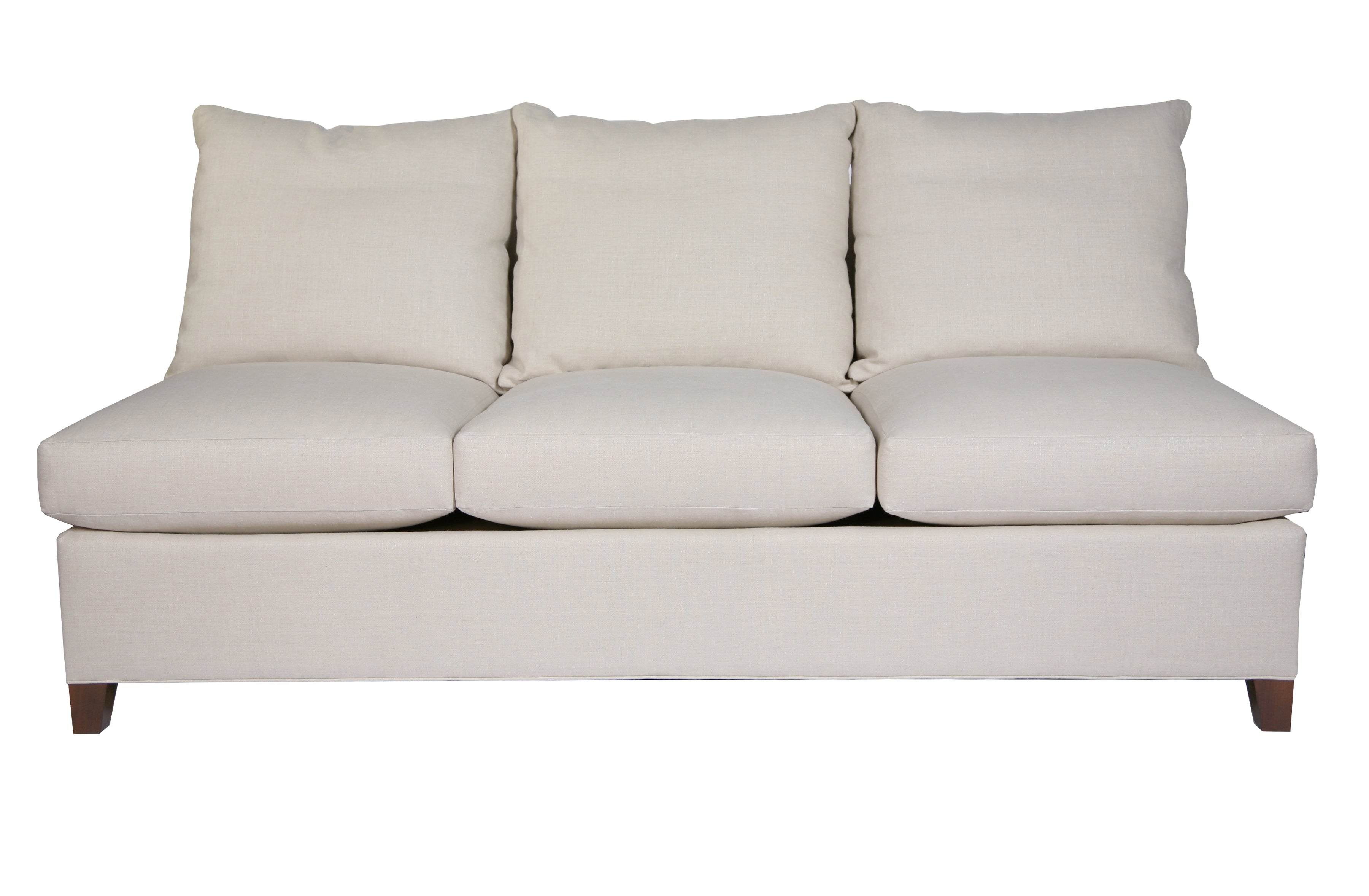 Jules Armless Sofa for Sectional in Ash Solids - Hickory Chair