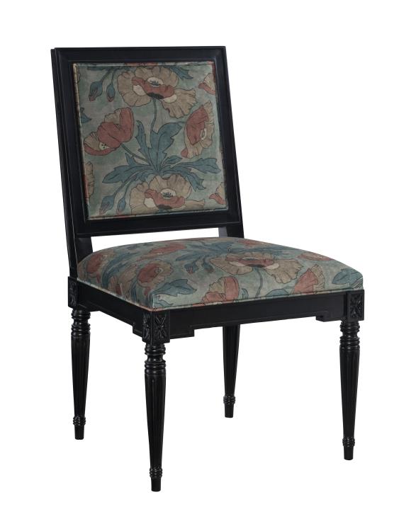 Louis XVI Sq Back Dining Side Chair