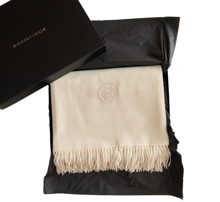 Ivory Cashmere Throw