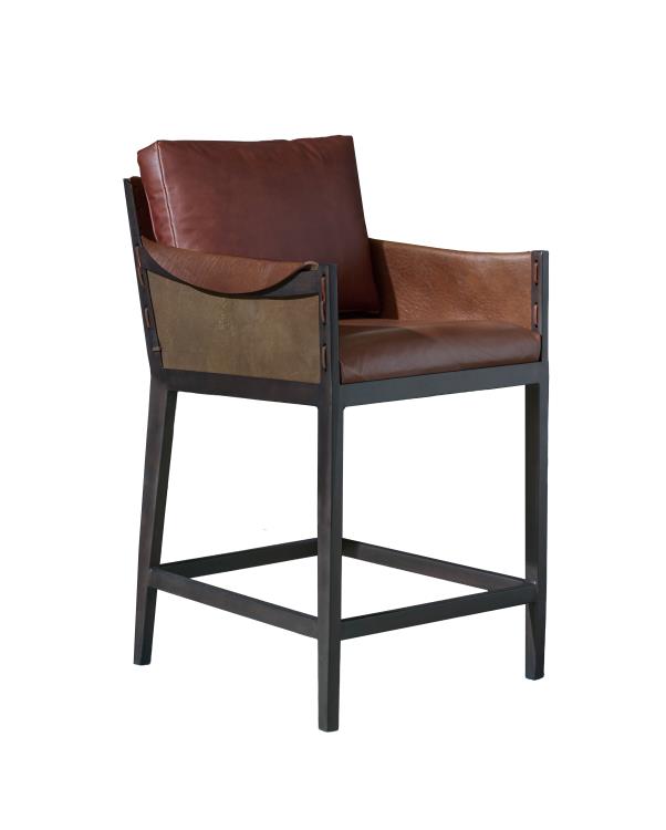 Gunnison Counter Stool - Brown (25"D)