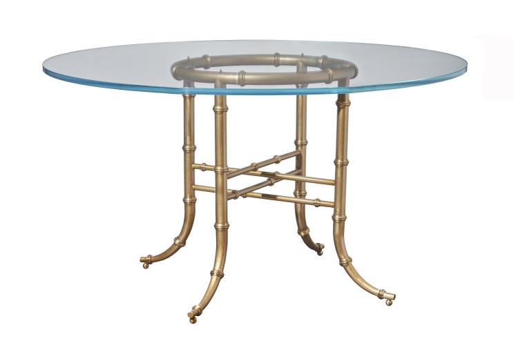 Bask Center / Dining Table - 54" Glass Top