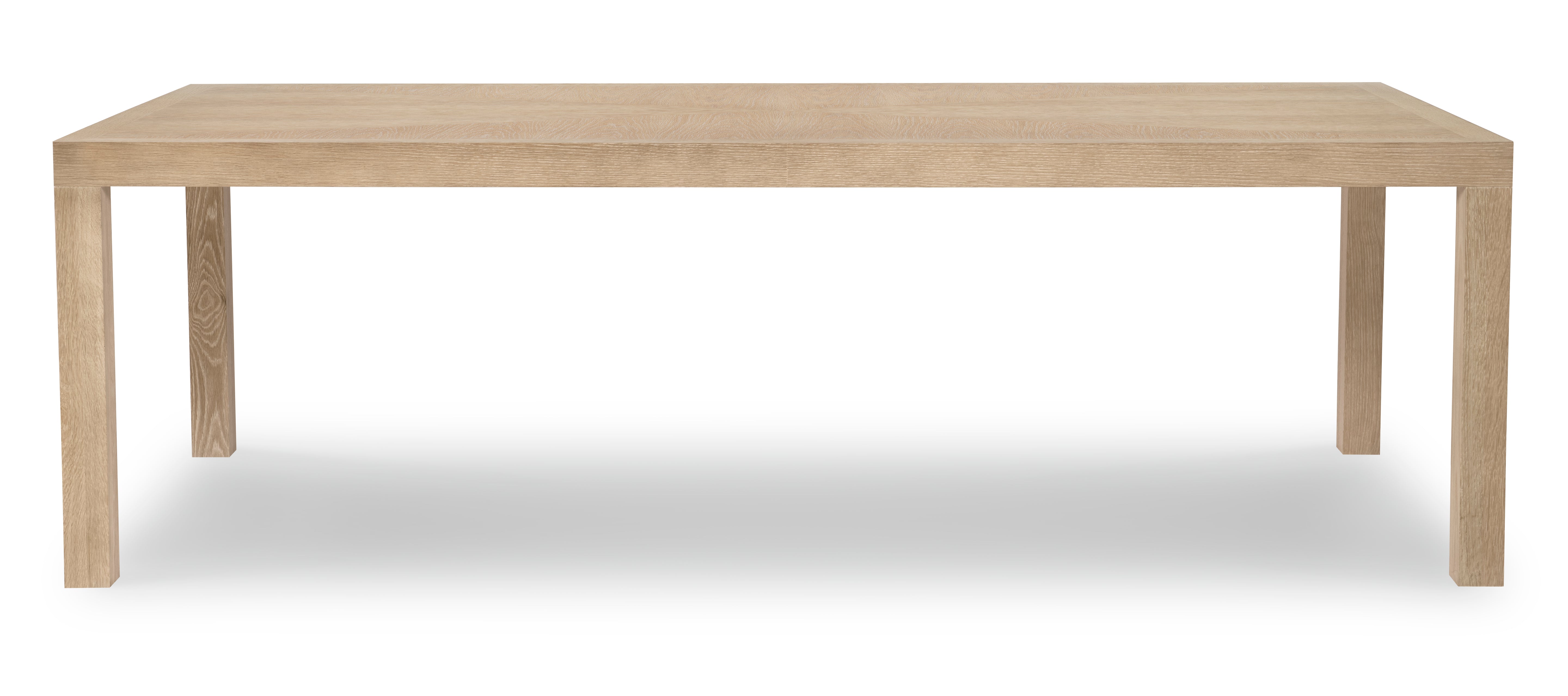 Parsons Oak Dining Table