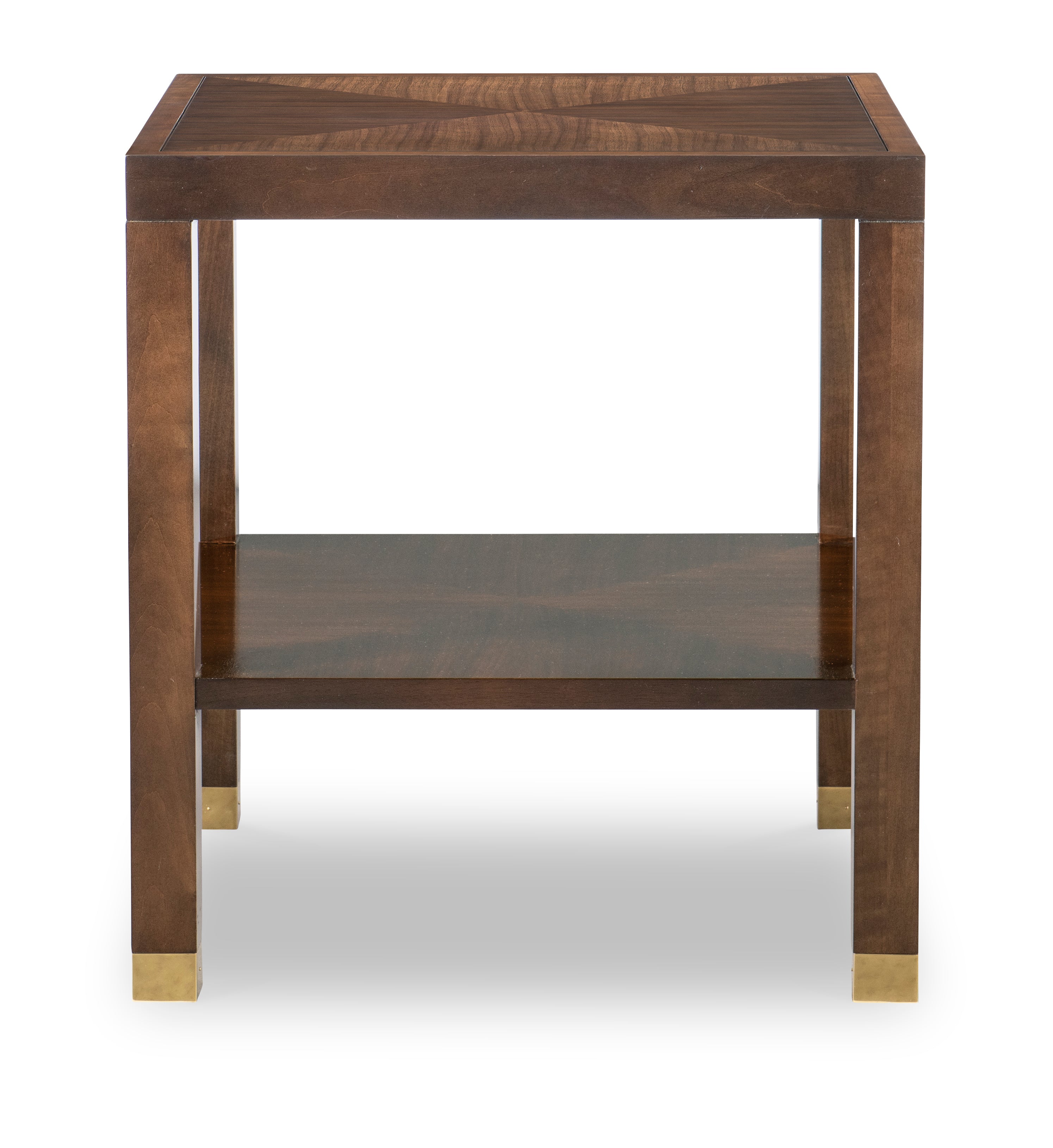 W/ Trevor Square Side Table Wood Top