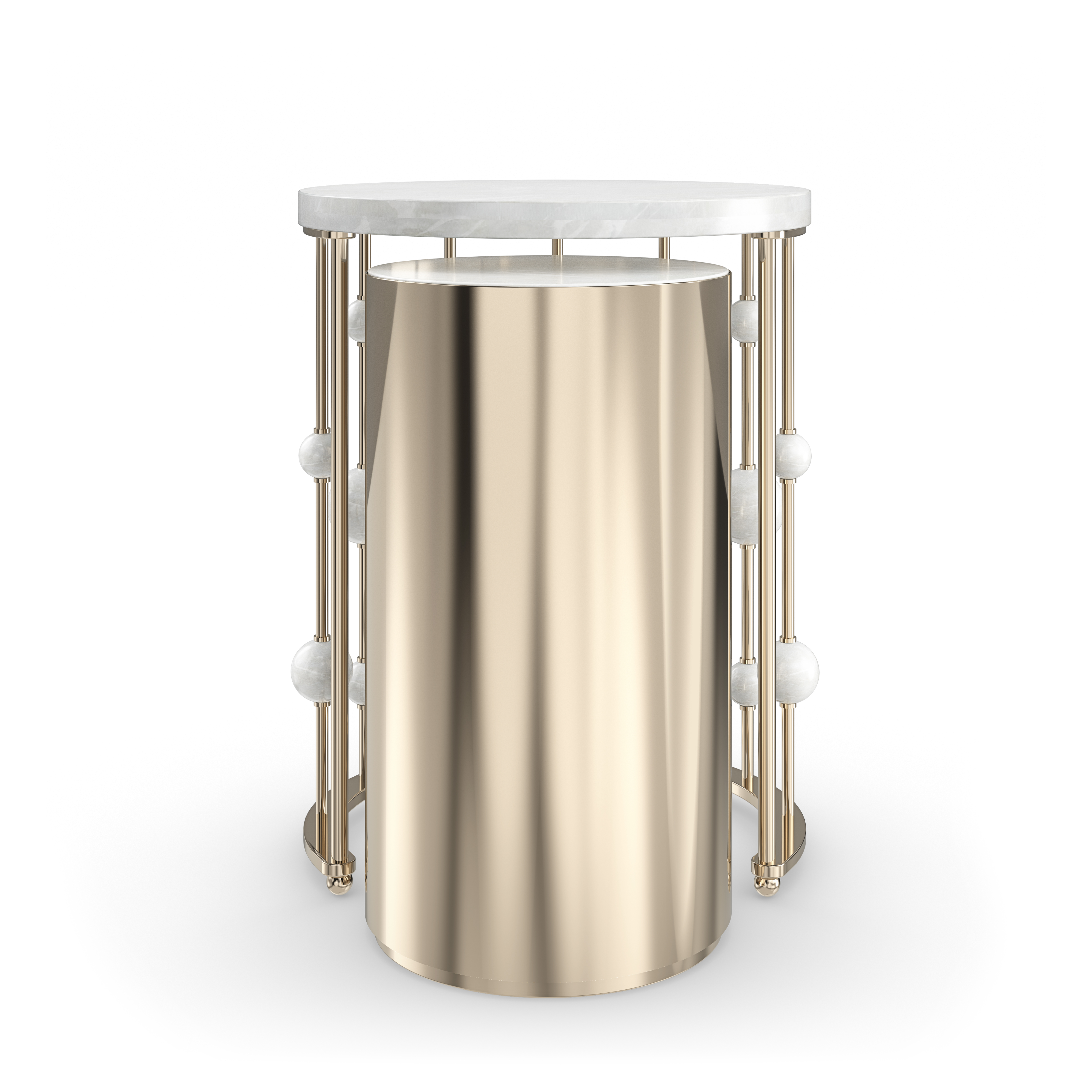 Orbit Nesting Accent Table – Side & End Tables by Caracole | Sutter & Vale