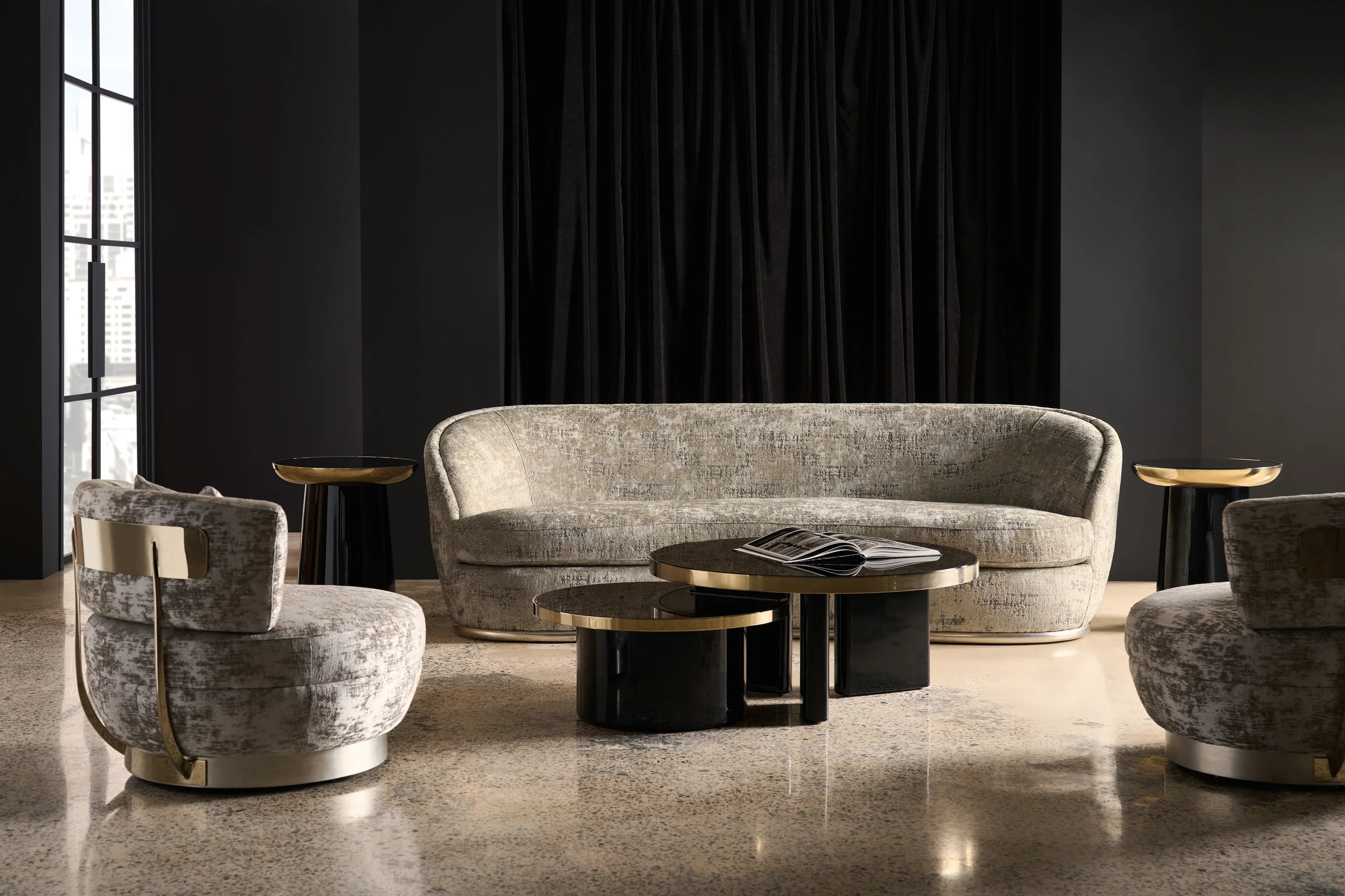 Umbra Lg Cocktail Table – Cocktail Tables by Caracole | Sutter & Vale