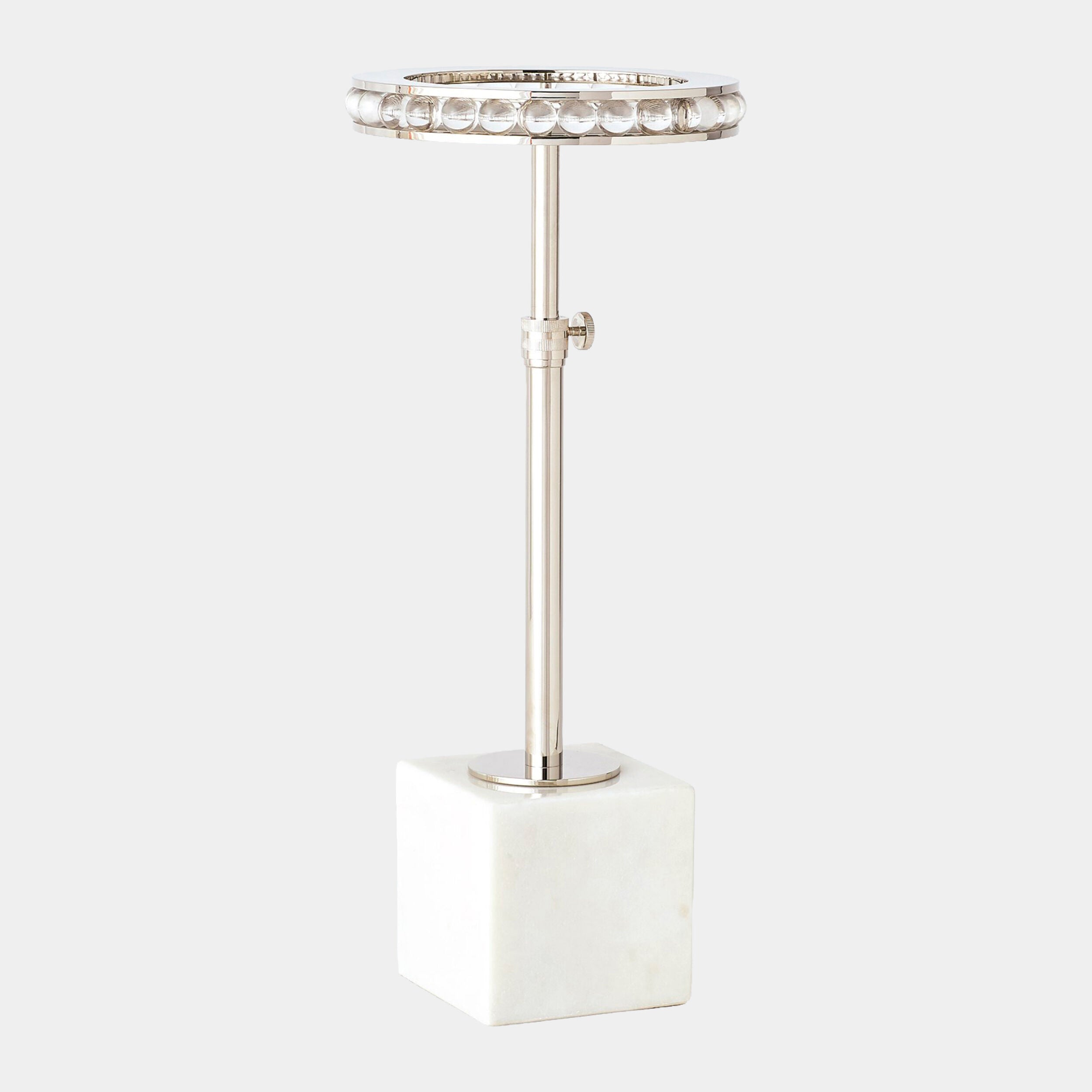 Margot Side Table-Nickel