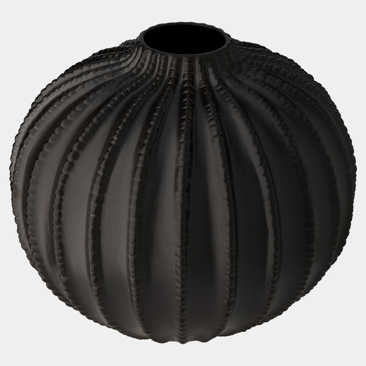Nebula Vase-Ripple-Black
