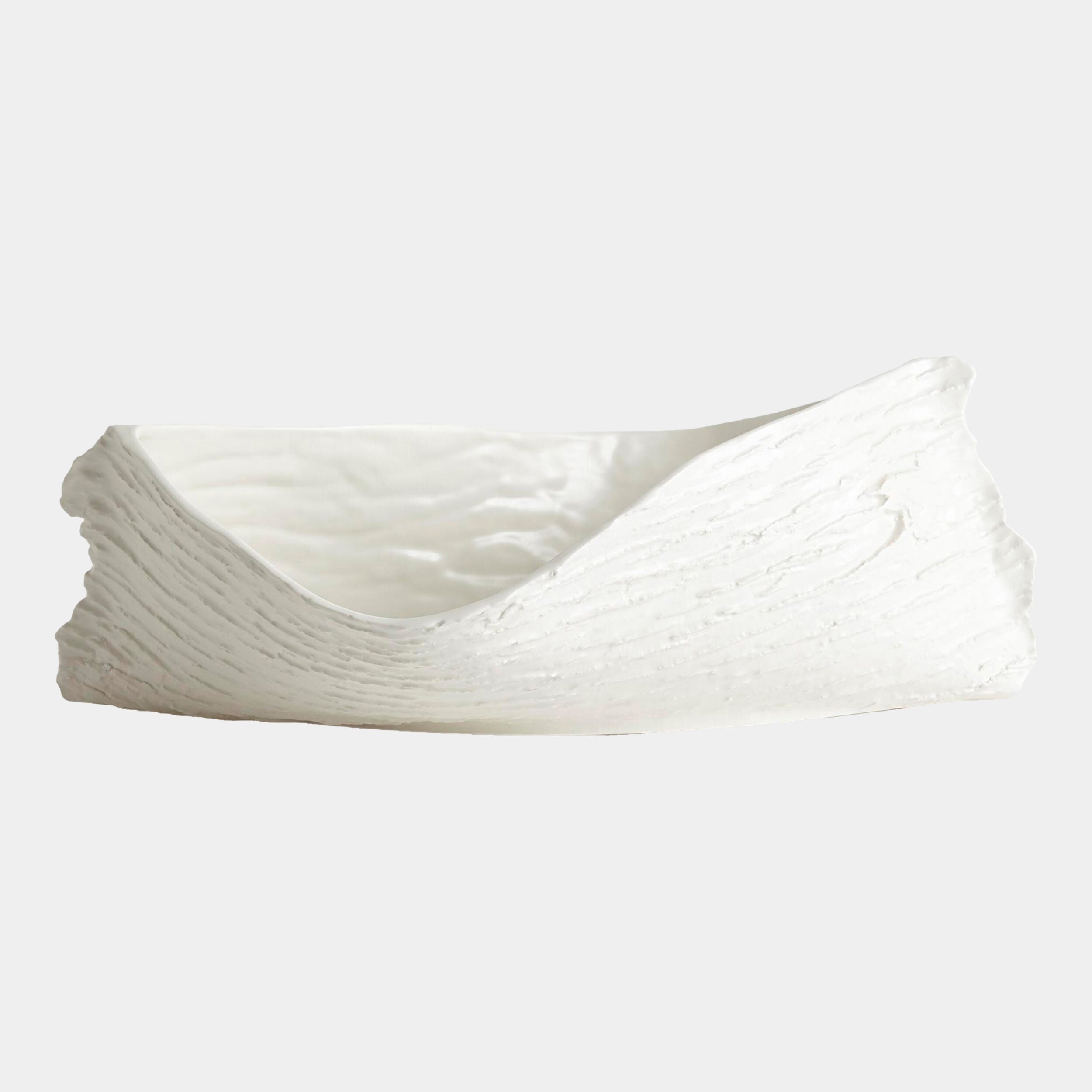 Easure Japanese Cherry Bowl-Matte White