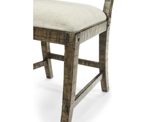 Casual Planked Dining Side Chair