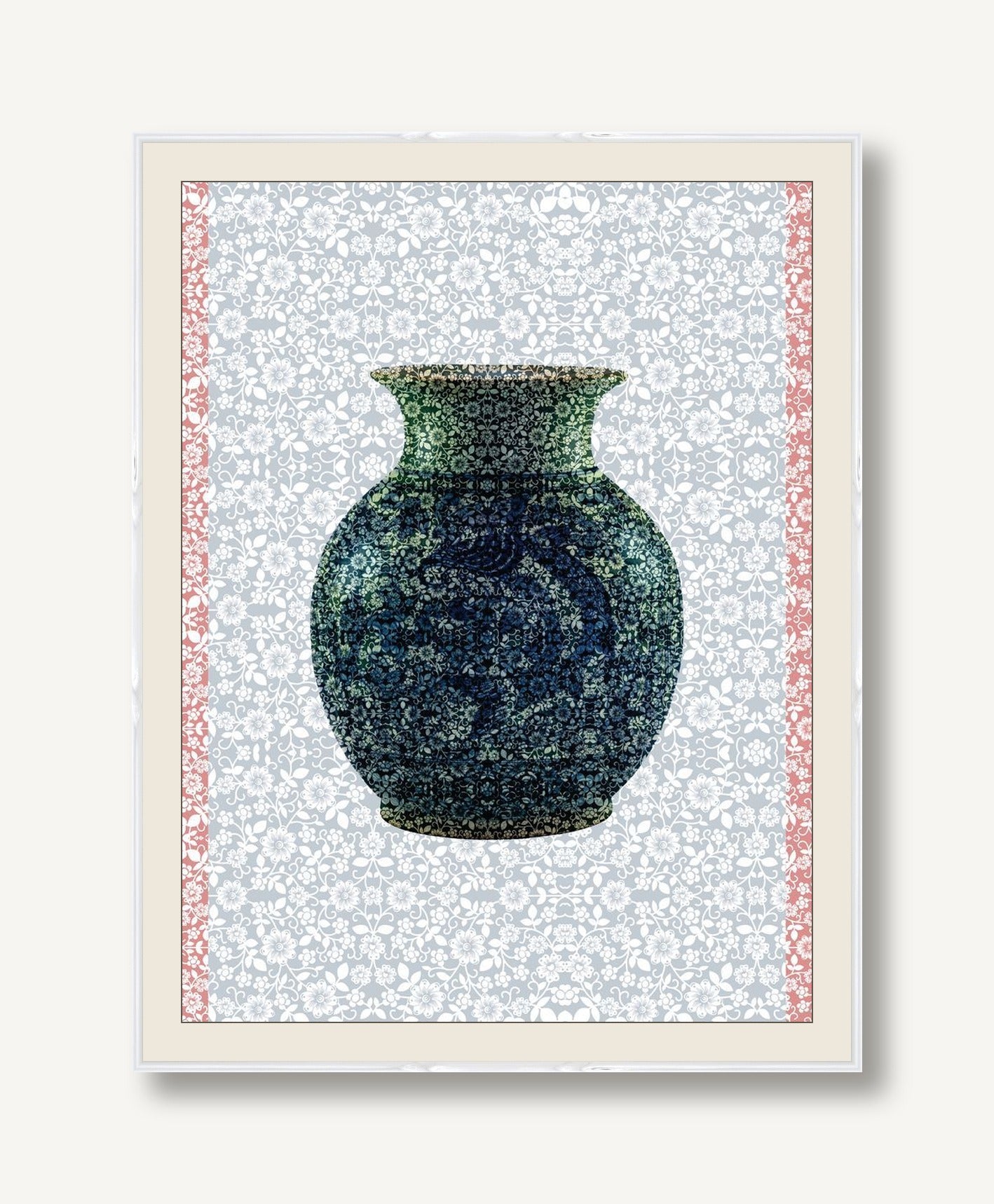 Paper Vase 1 — framed