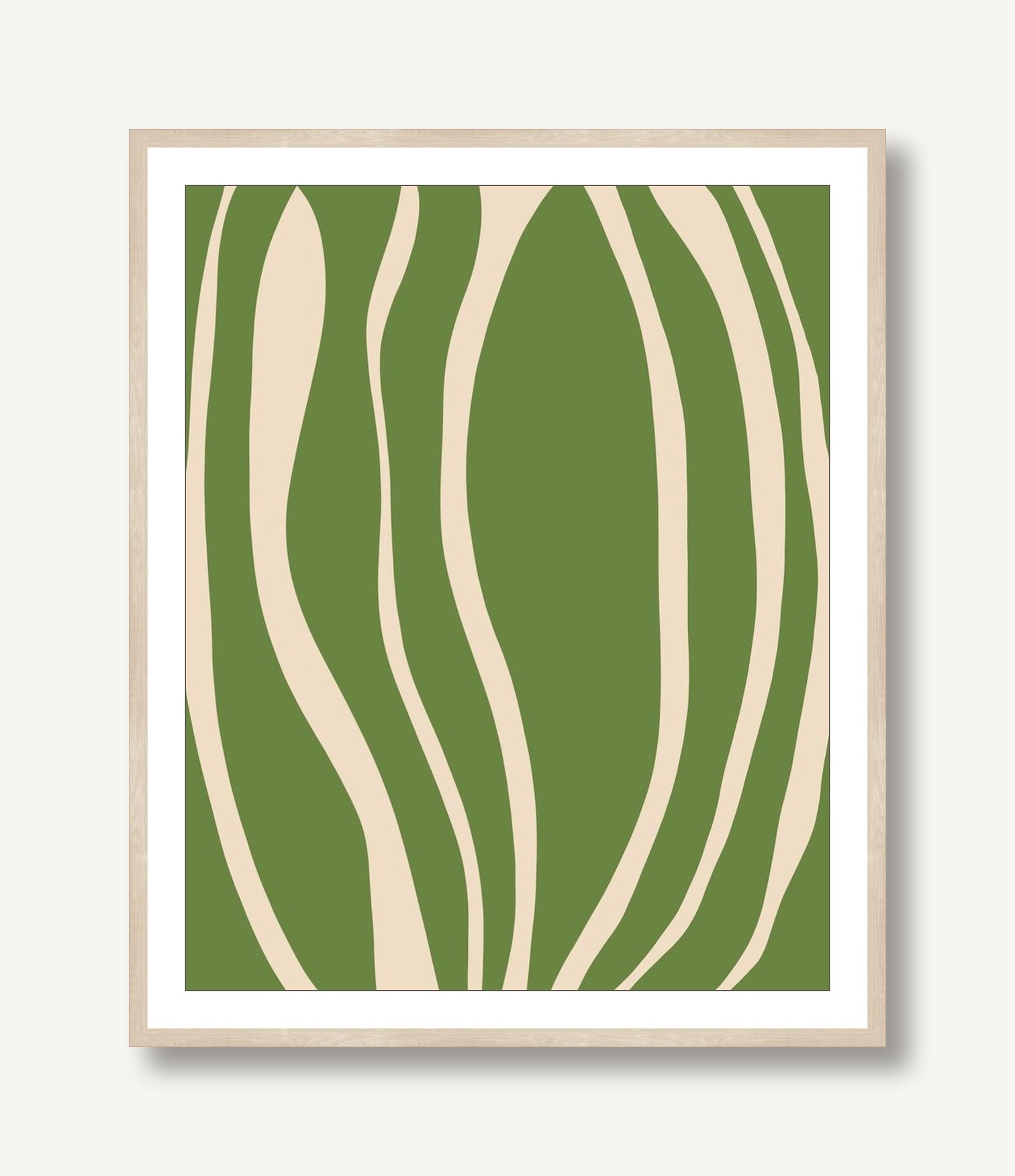 Spring Green Garden 2 framed