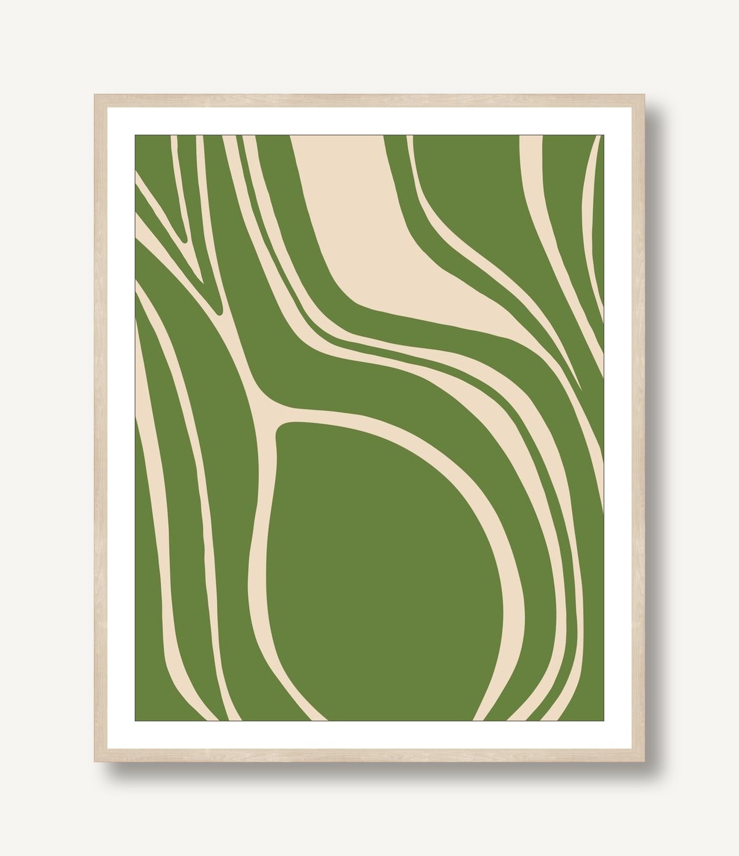 Spring Green Garden 6 framed
