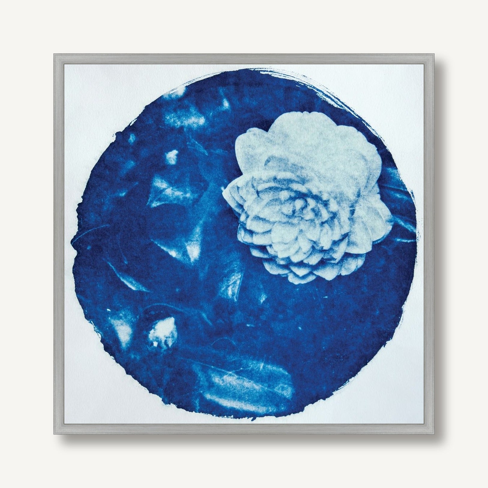 Coupled Camelias 1 framed