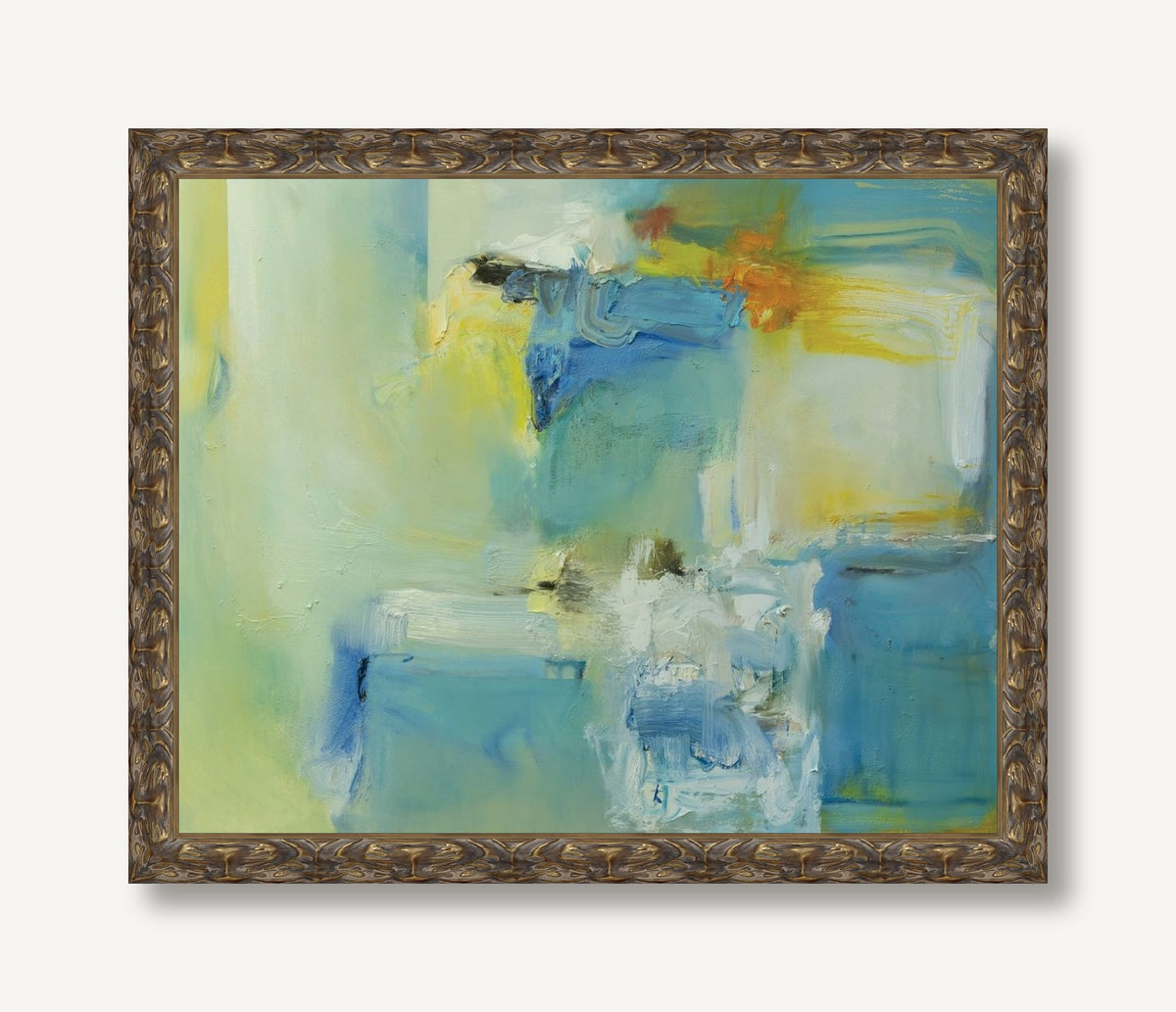 Capris Blue Grotto 1 framed