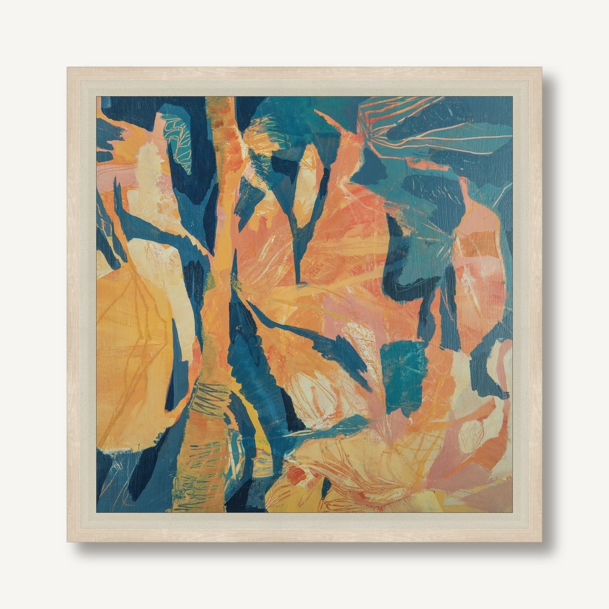 Flowering Floribunda 1 framed