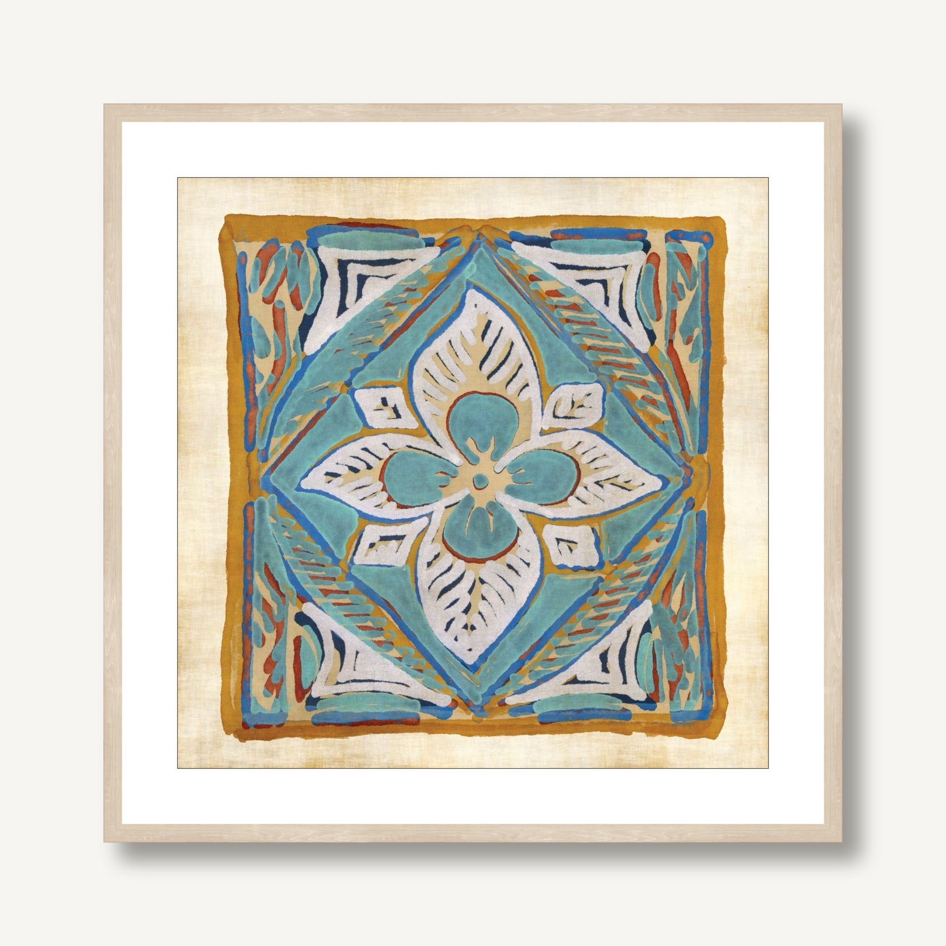 Azulejos Study 2 framed