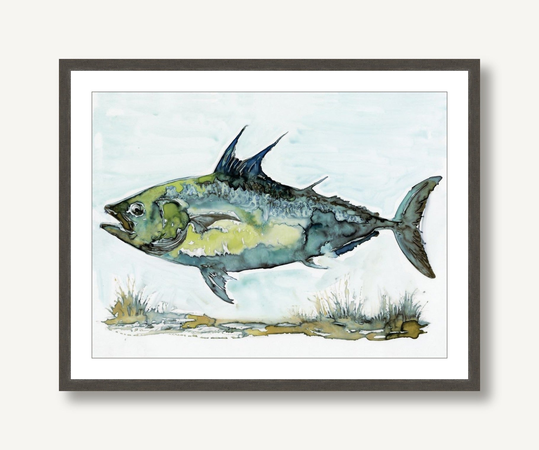 Beneath the Waves 1 framed