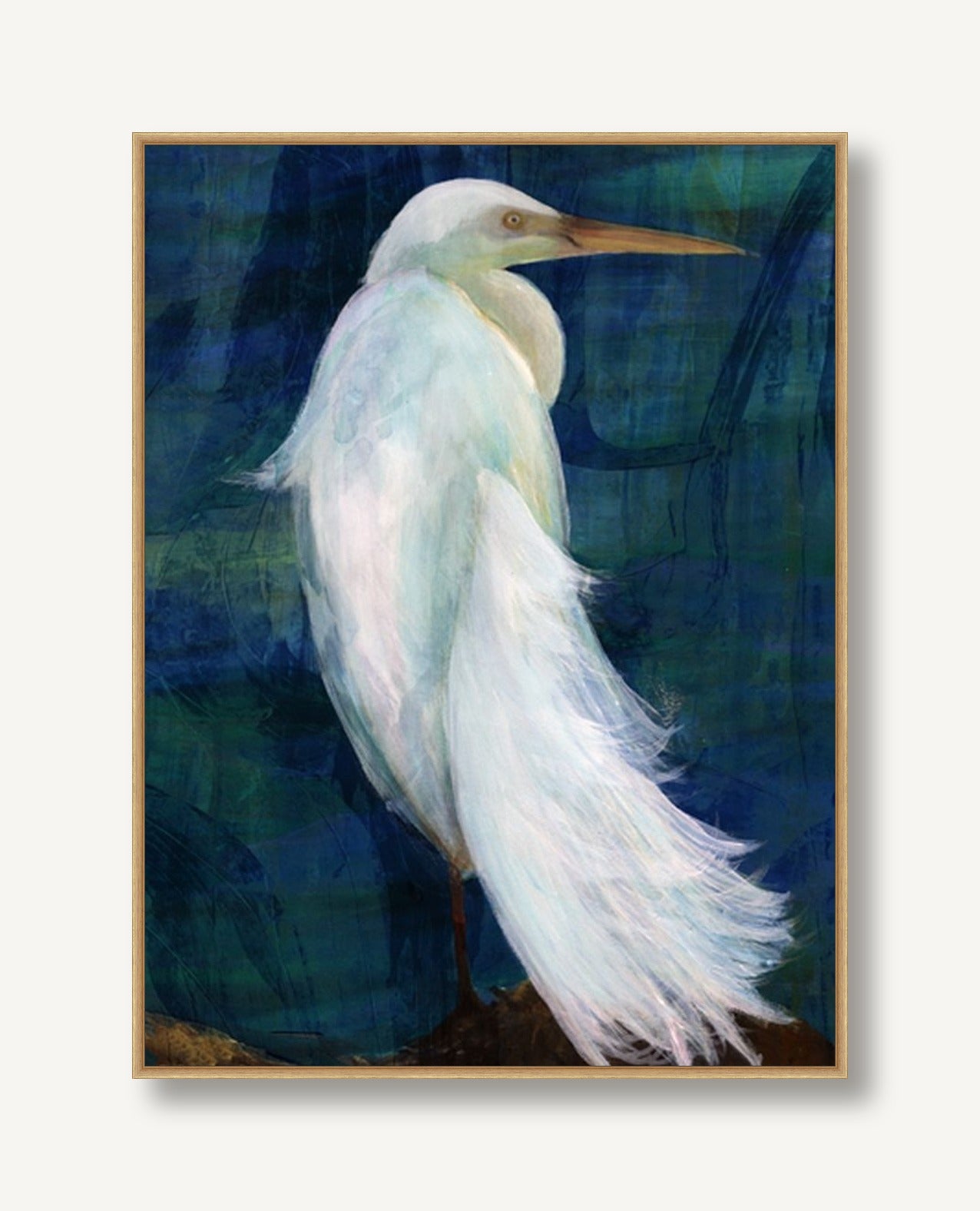 Lowcountry Heron 1 framed