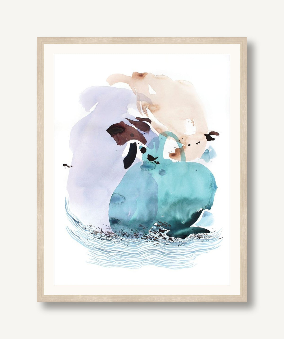 Carrying The Past 2 framed