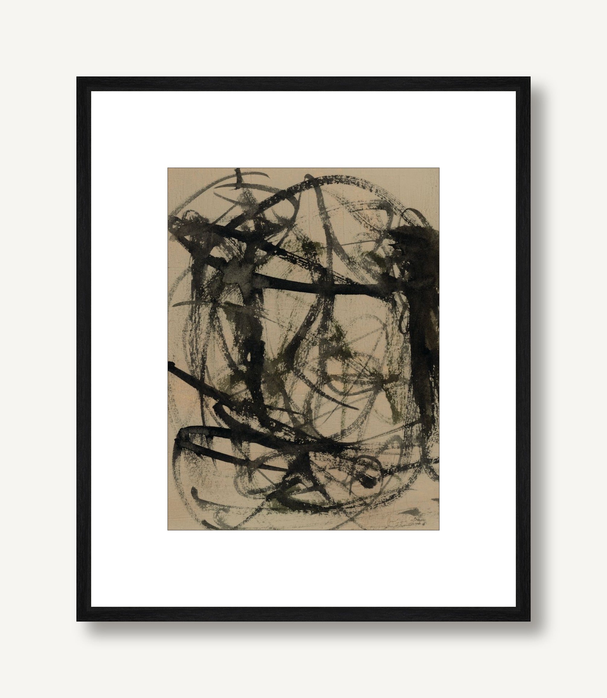 Brushed 1 framed