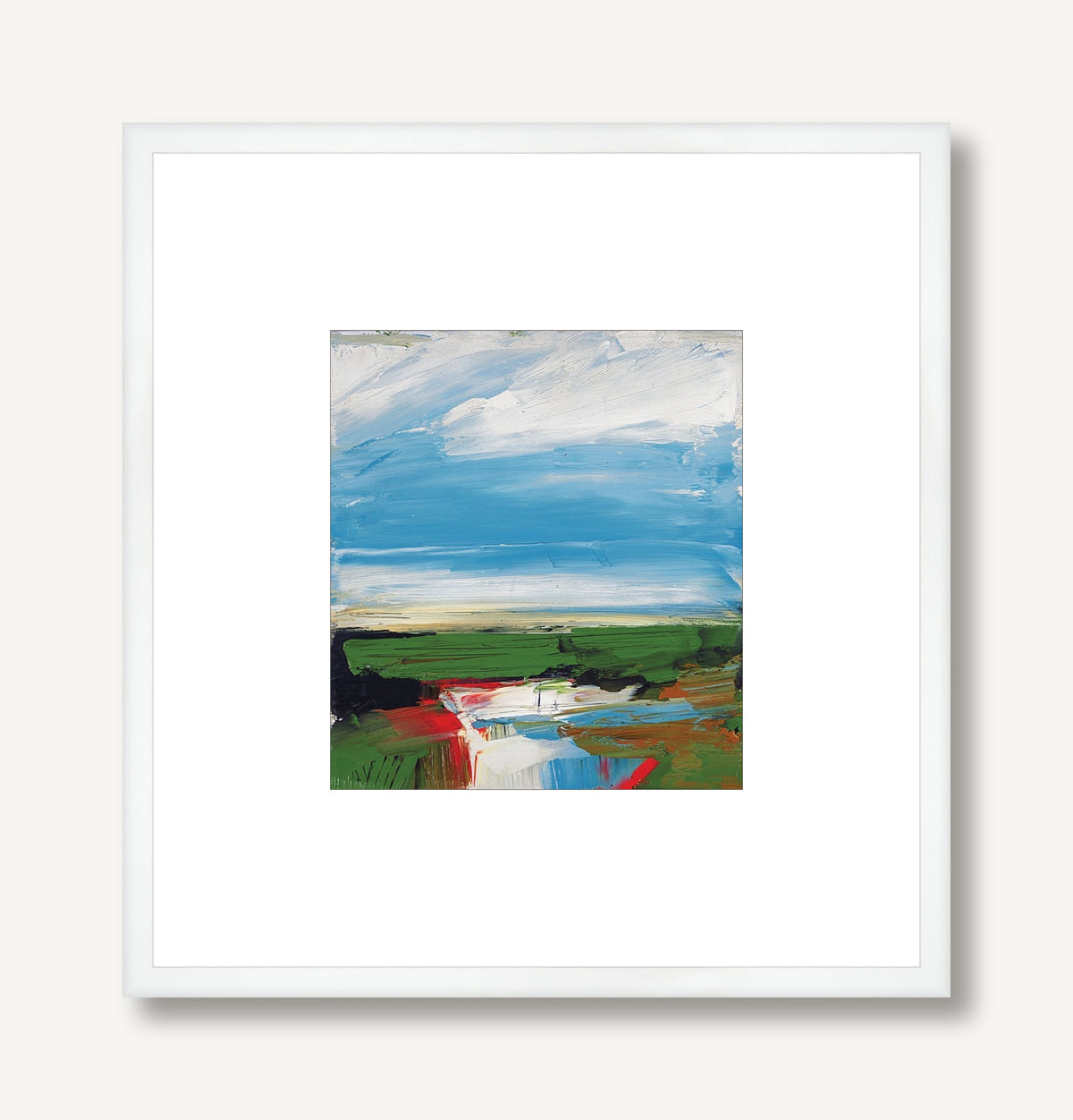 Floral Calm 3 framed
