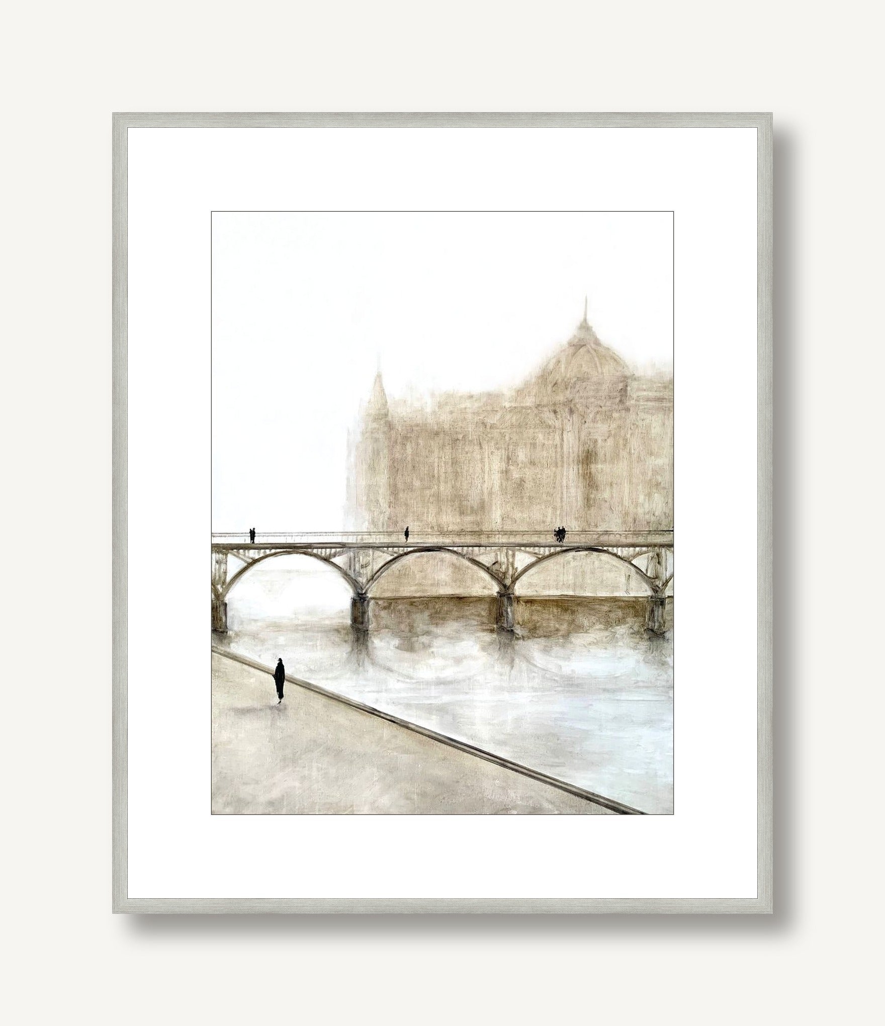 Overcast Day in London 1 framed