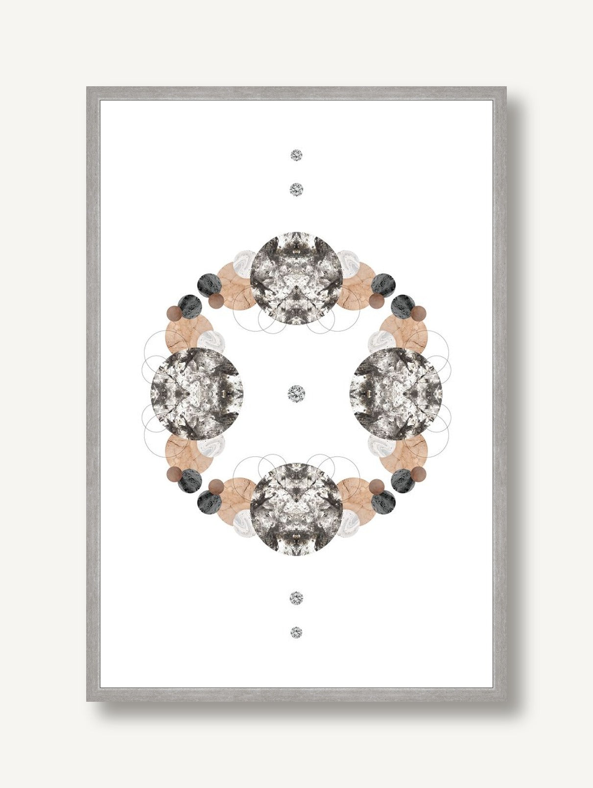 Butterflies Caramel 3 framed