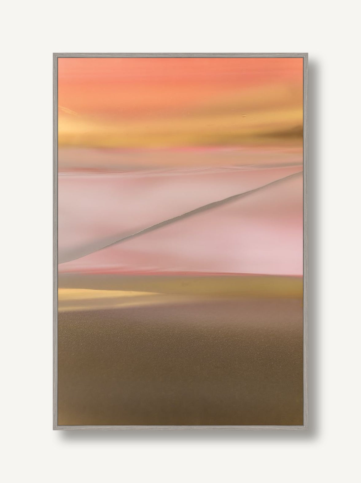 Sunset Through Glass 1 framed