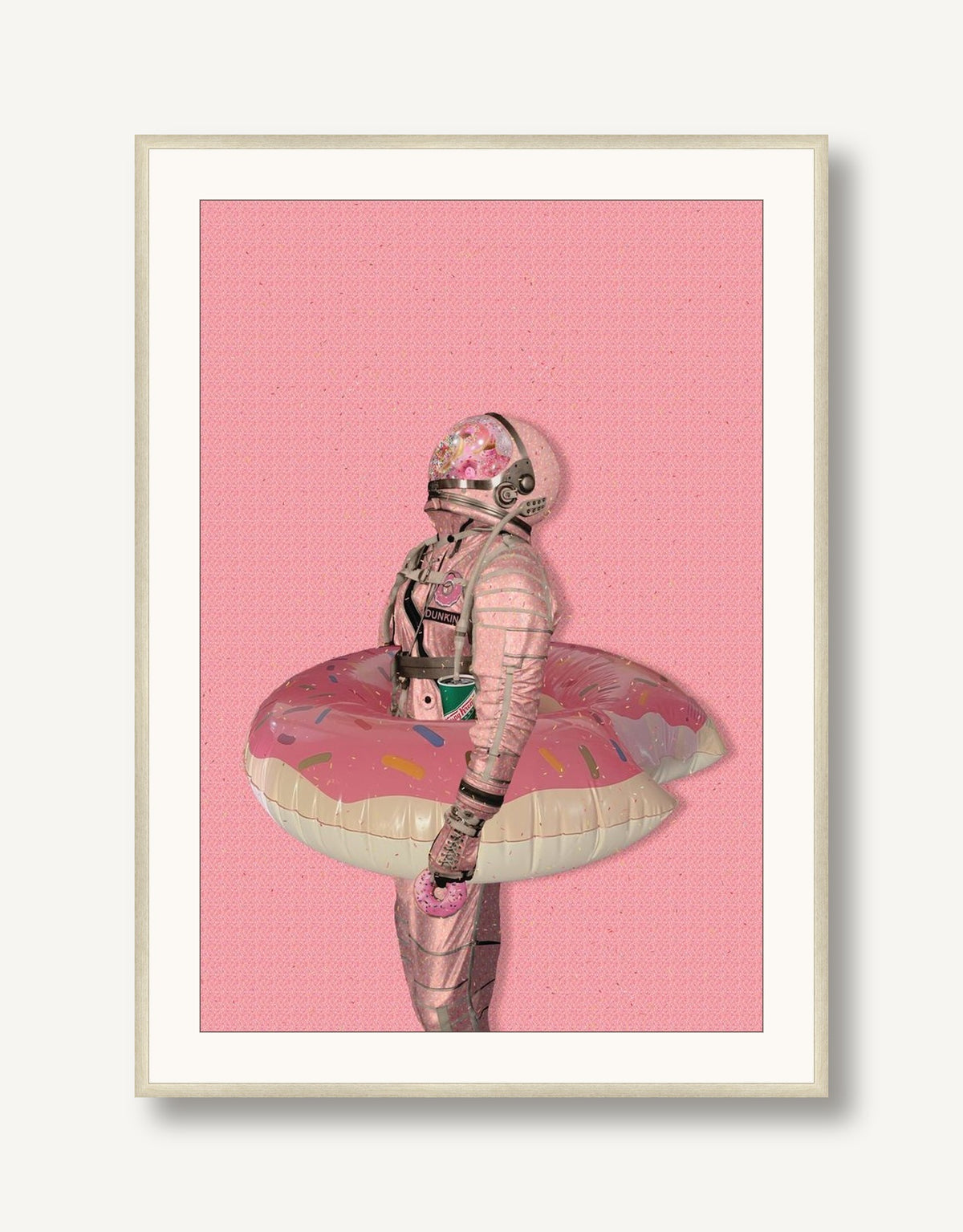 Pattern Astronaut 1 framed