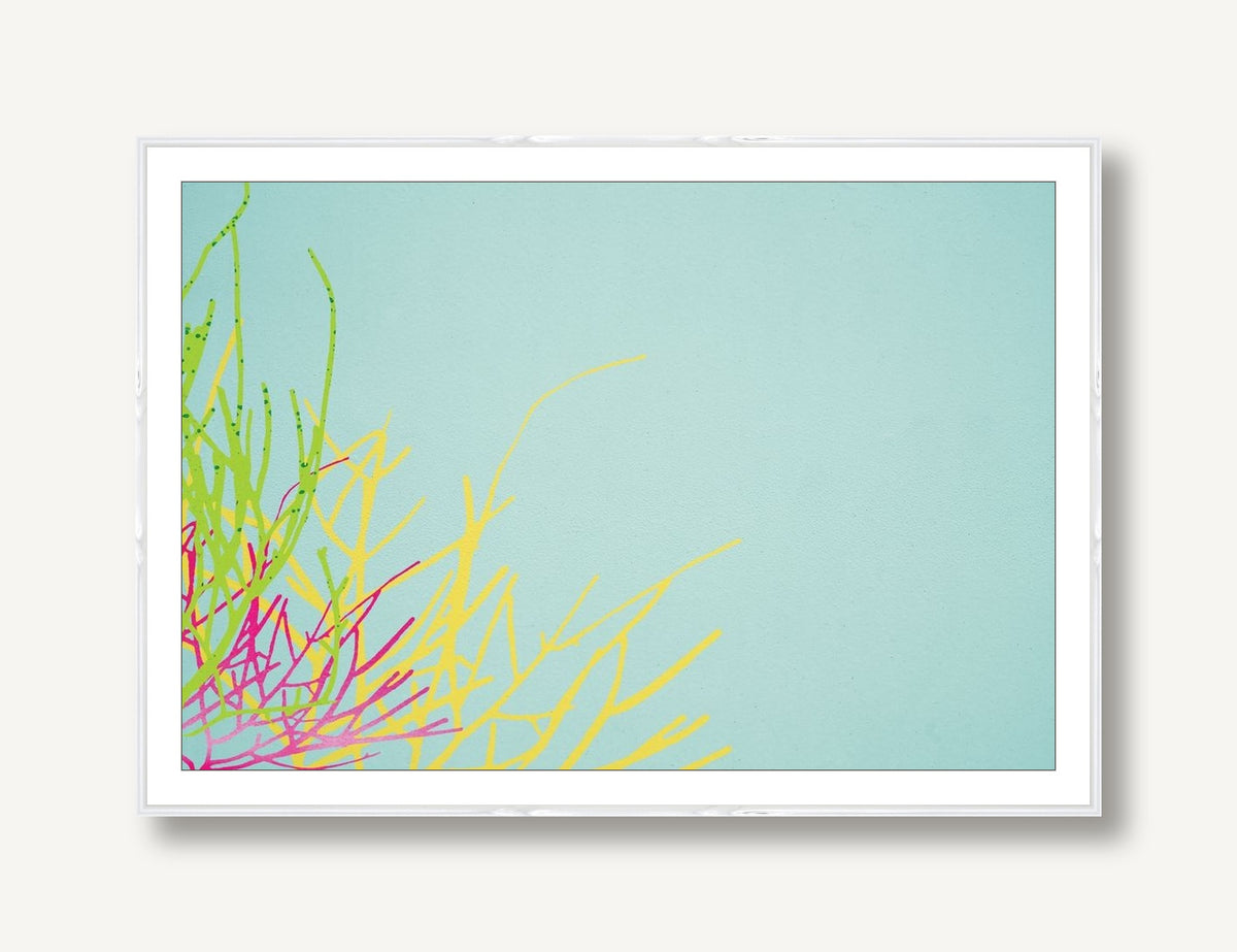 Coral Garden 3 framed