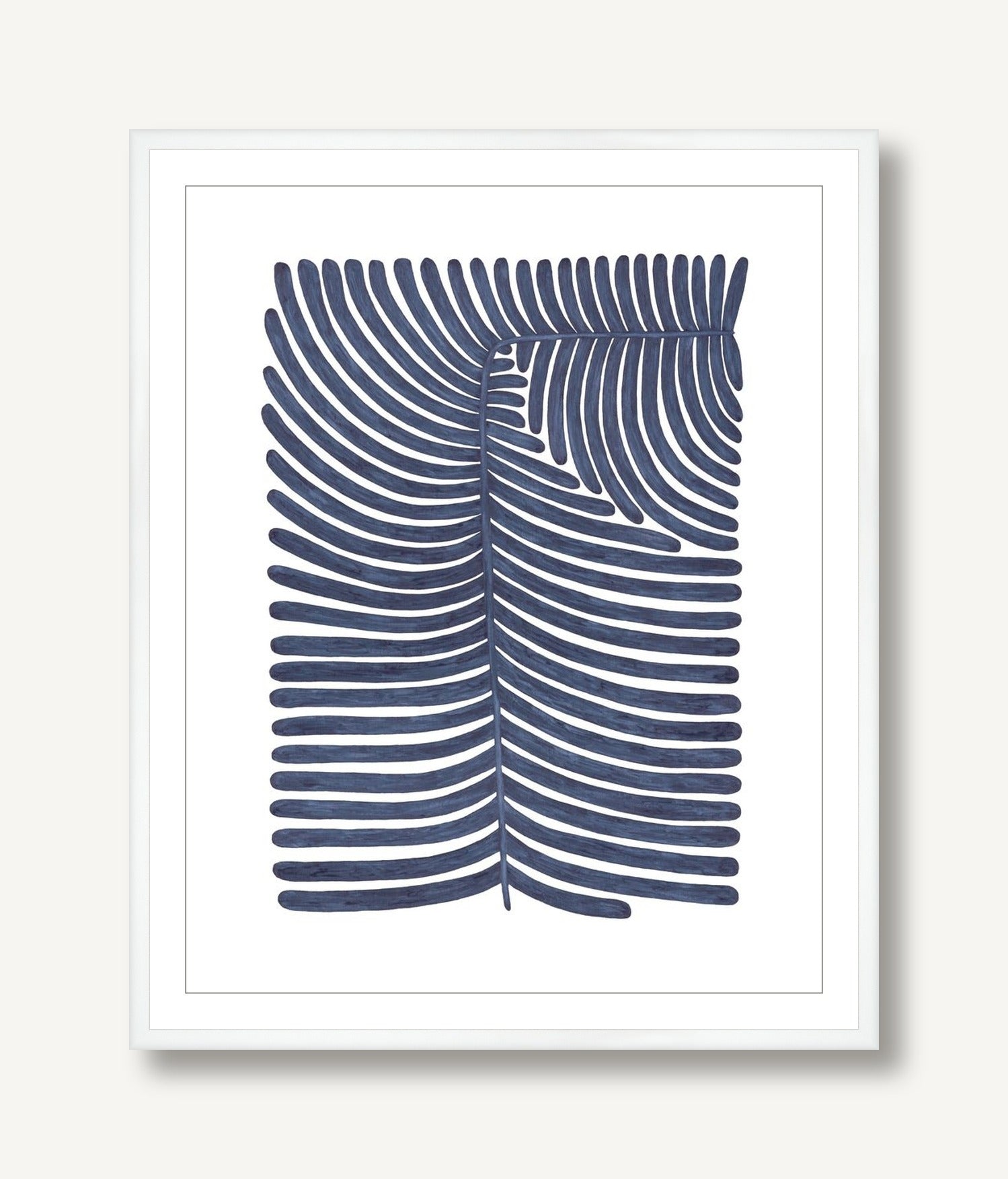 Botanicus Fem Blue 2 framed