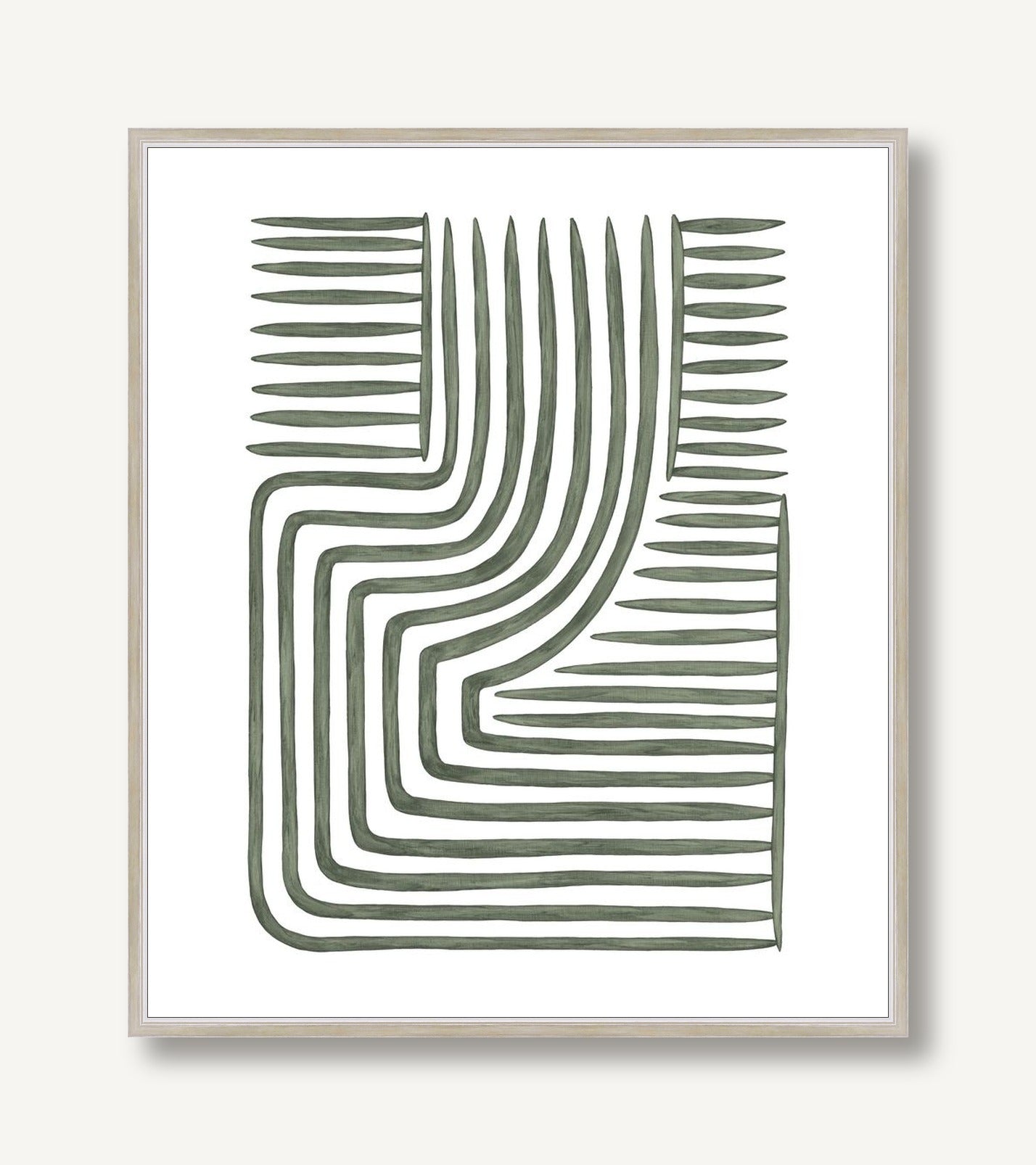 Jungle Edges 1 framed