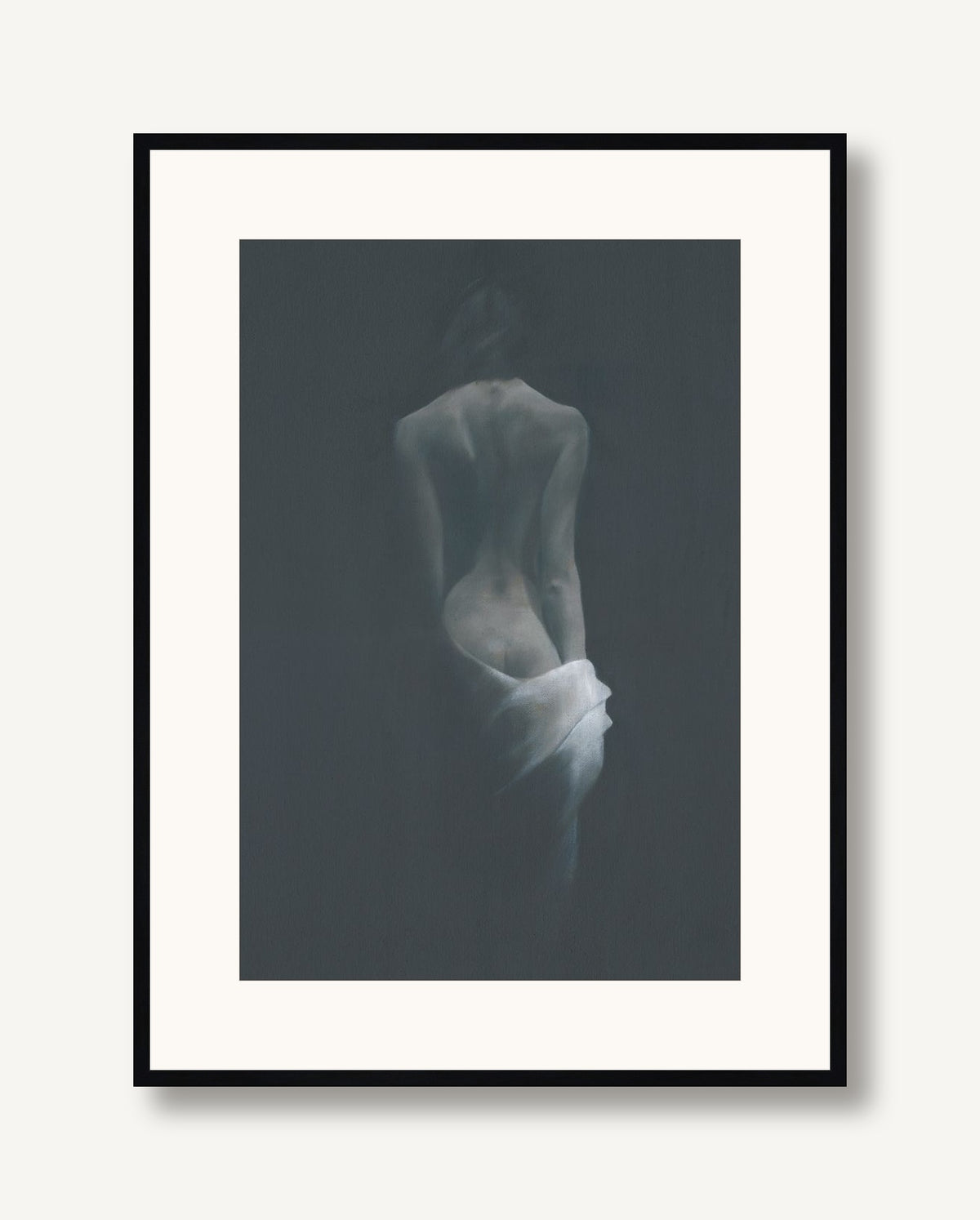 Mel with Towel 1 framed