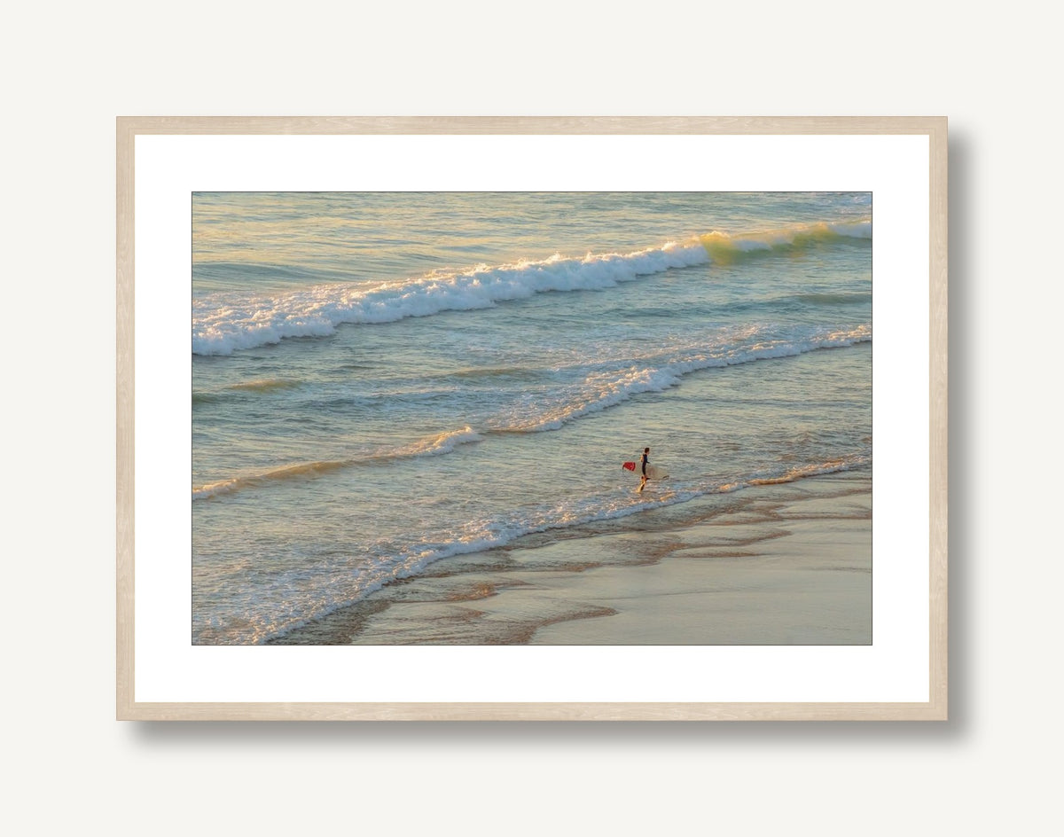 Carvoeiro Surfer 1 framed