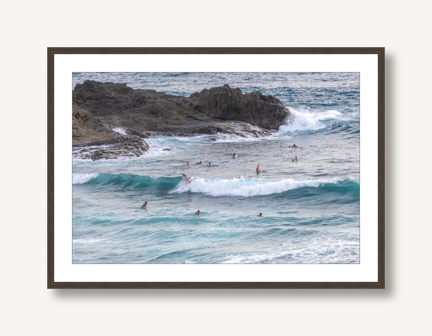 Lombok Surfer 5 framed