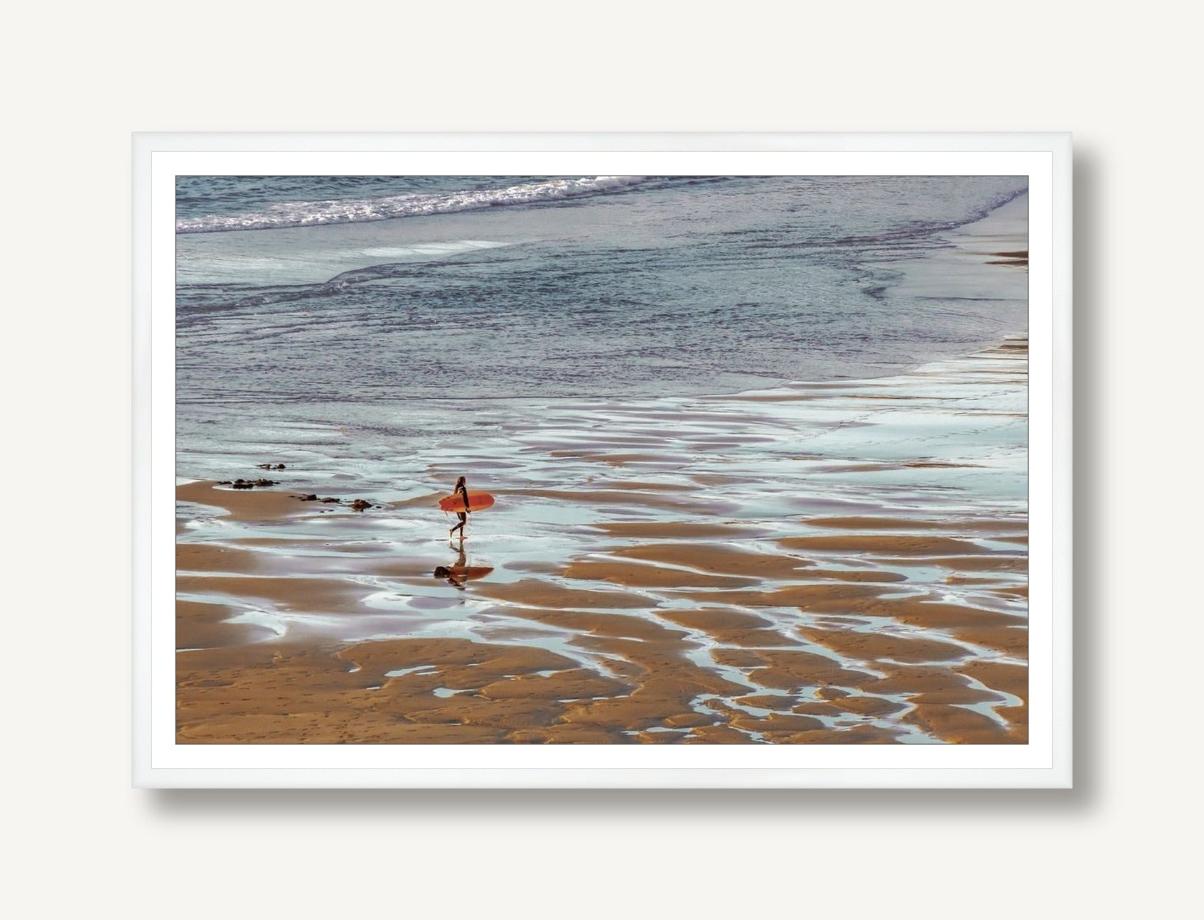 Shore Walk 3 framed