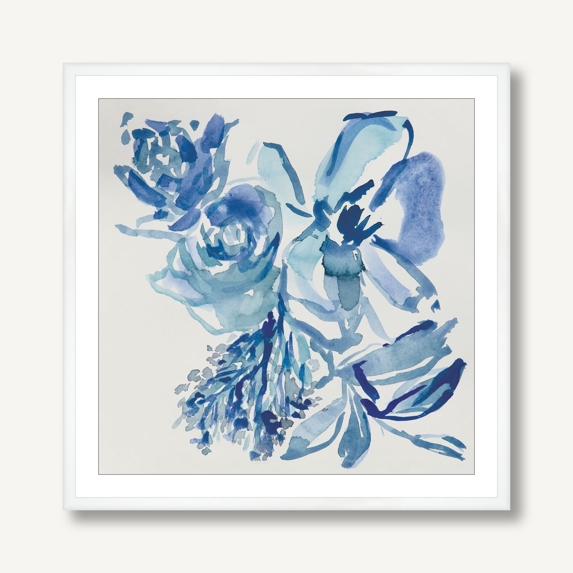 Bright-Eyed Blooms 1 framed