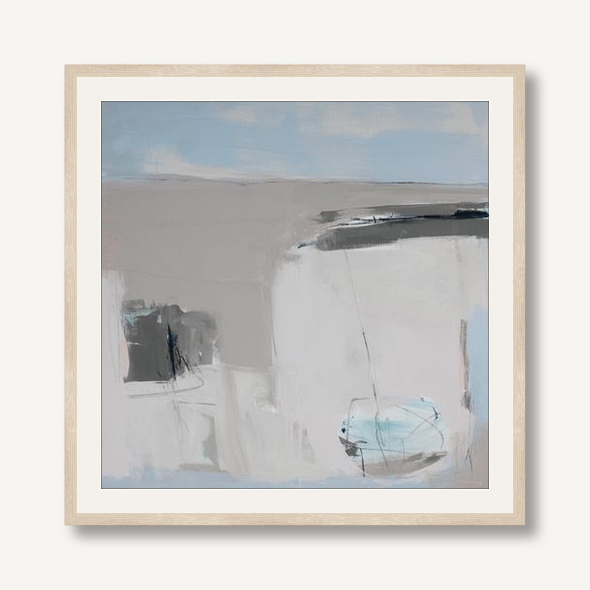 Neutral Dunes 1 framed