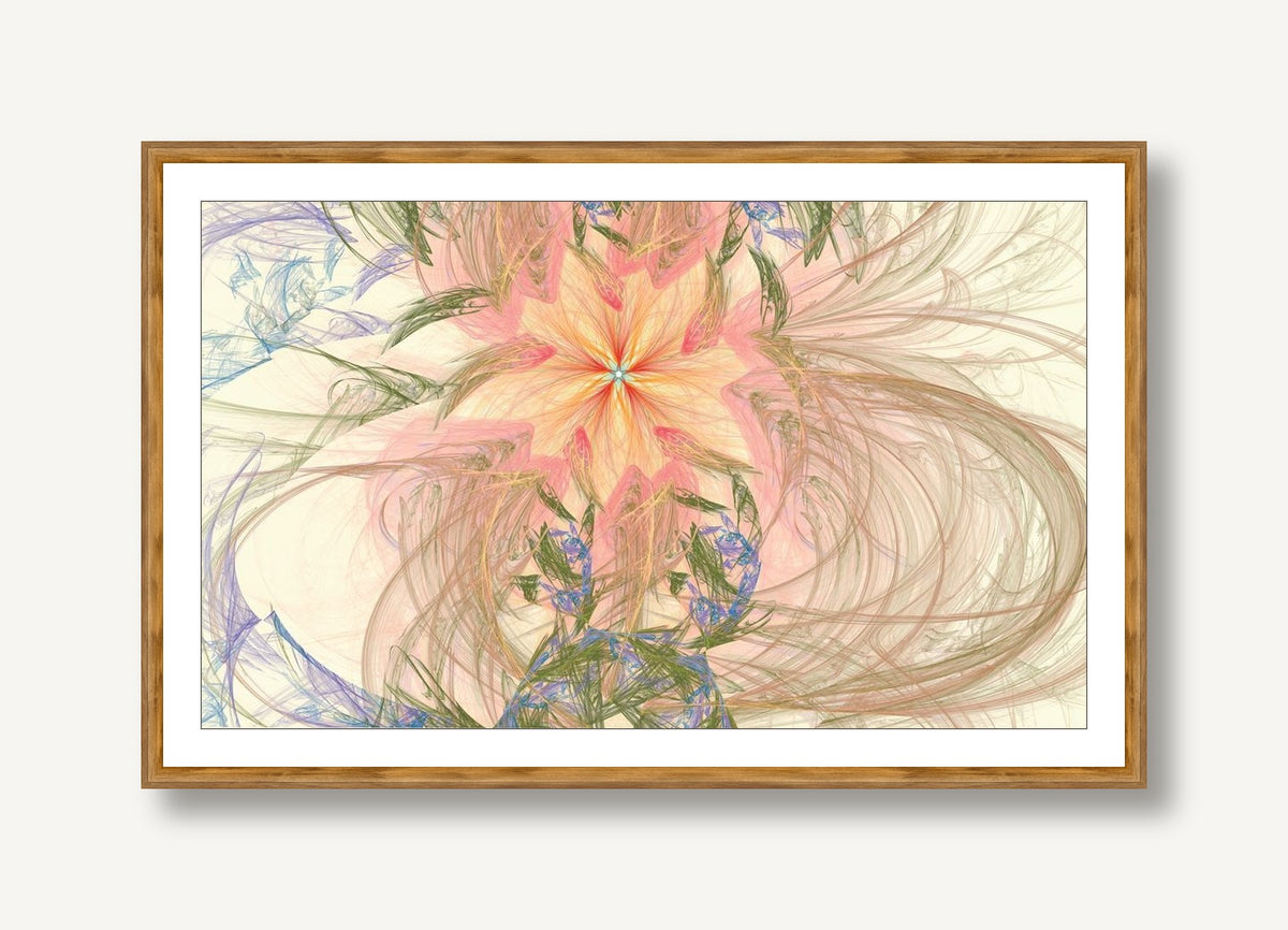 Imminent Whorl 3 framed