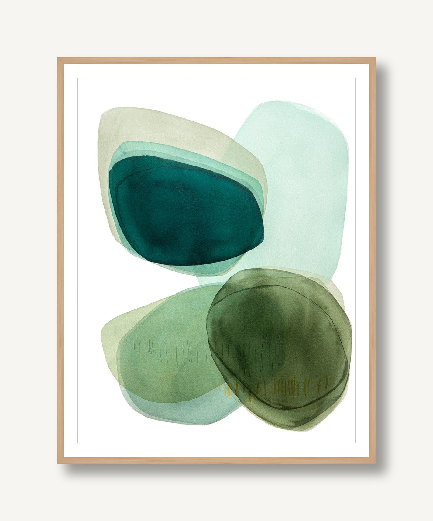 Healing Jade 2 framed