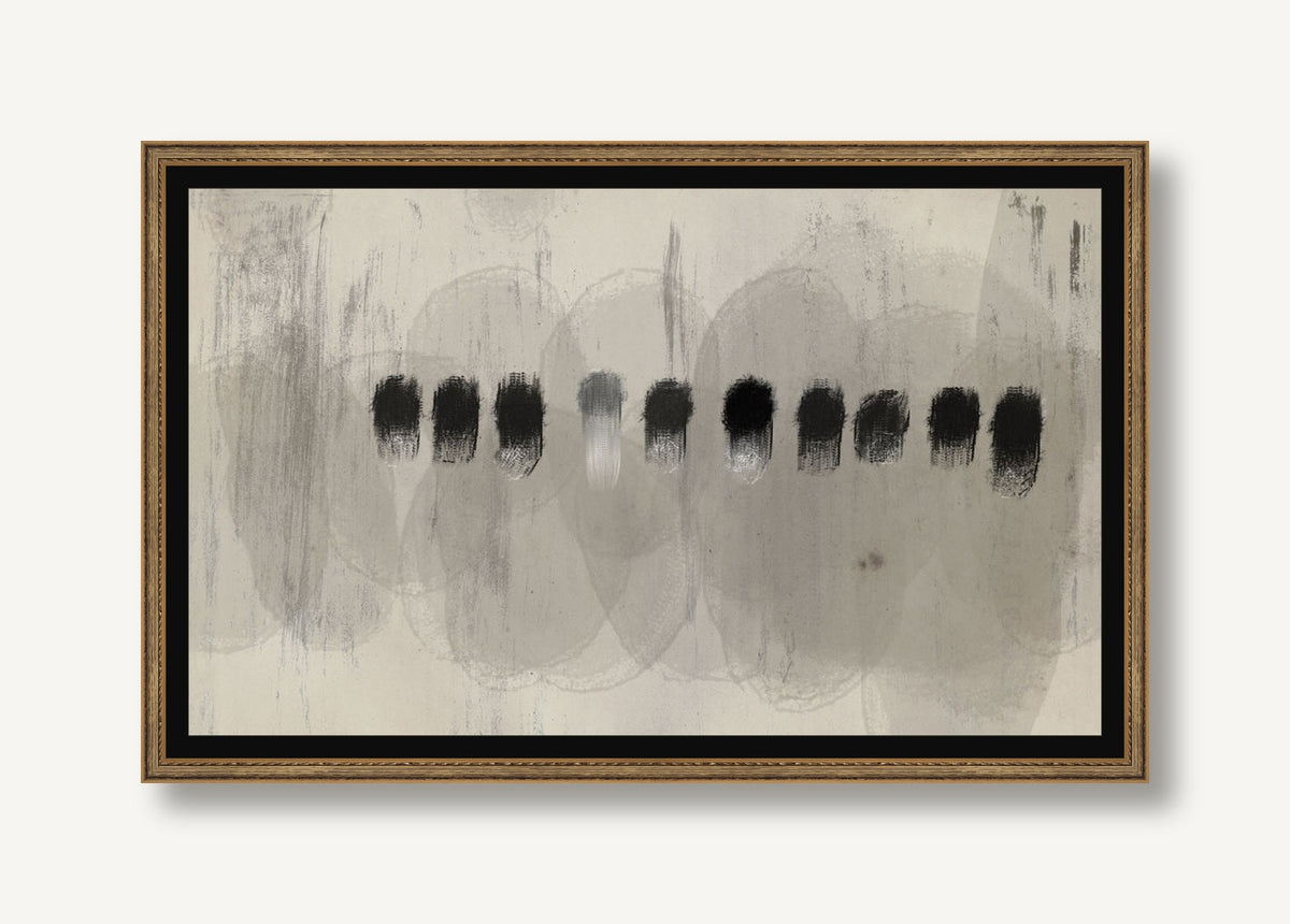 Channelled Bedrock Grey 1 framed