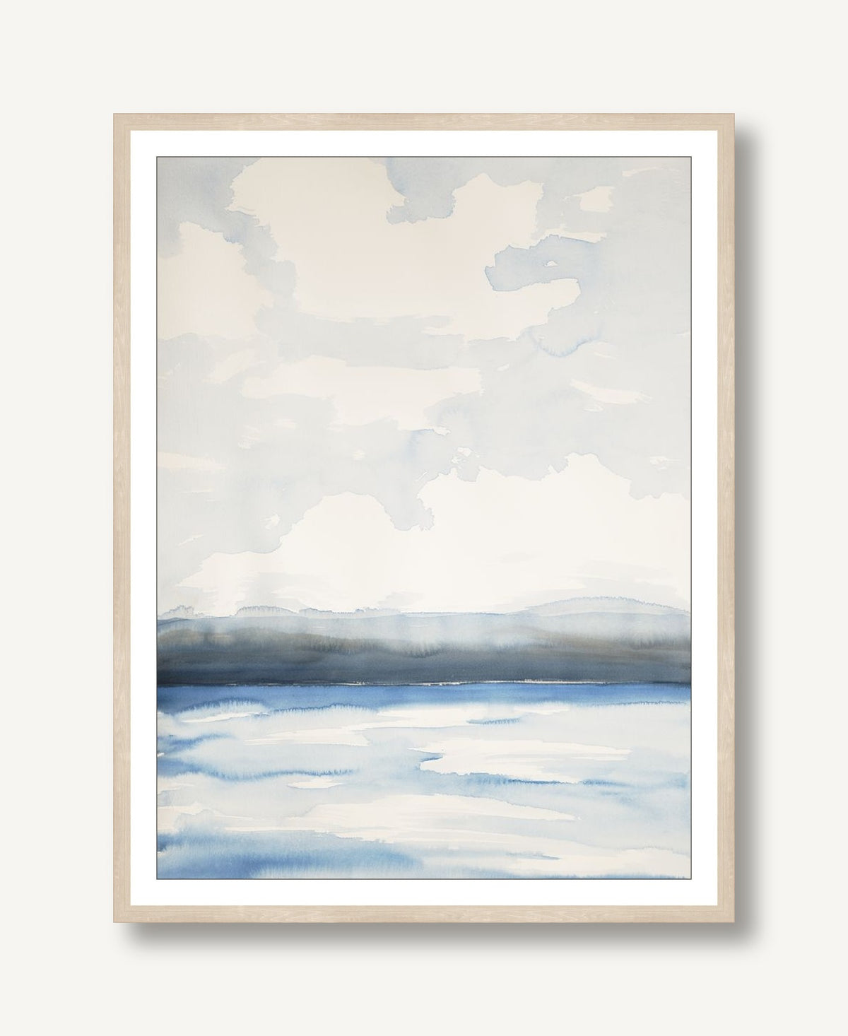 Chaotic Seas 1 framed