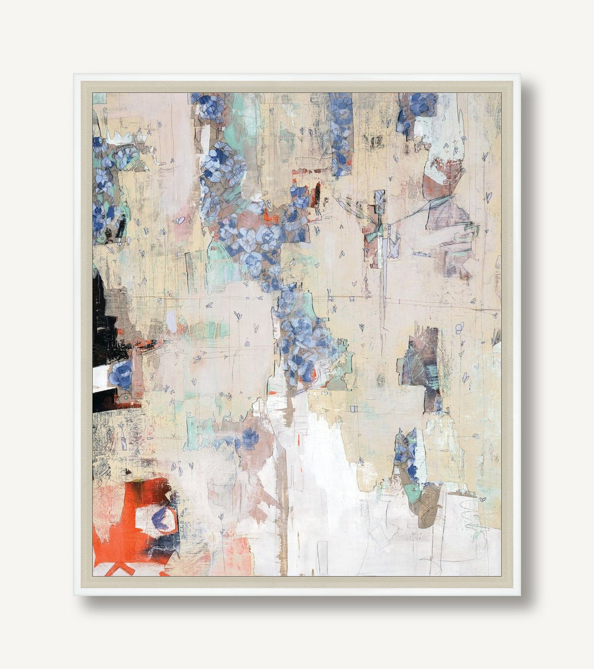 Garden Lost in Layers 1 framed
