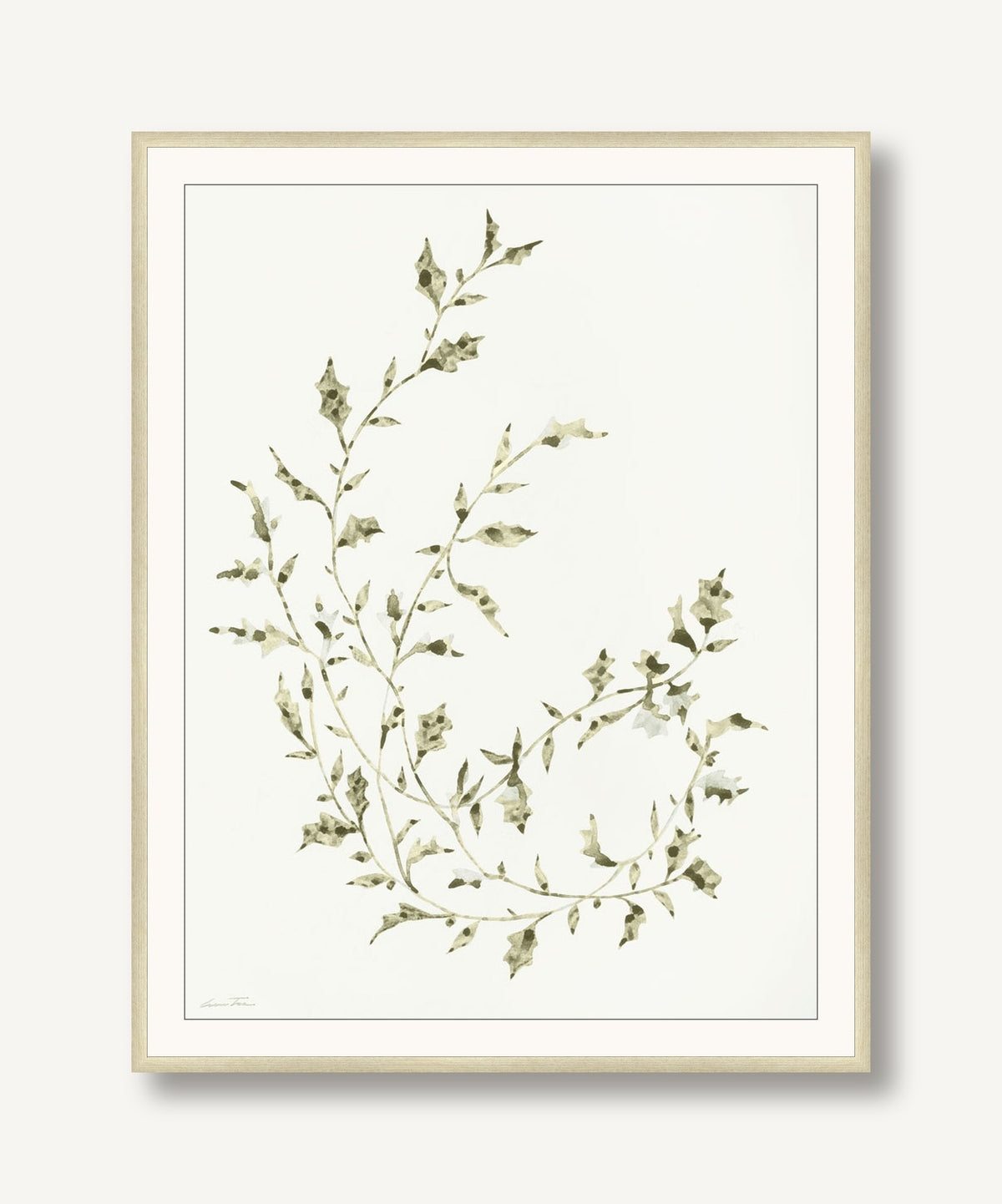 Leafy Vines 1 framed