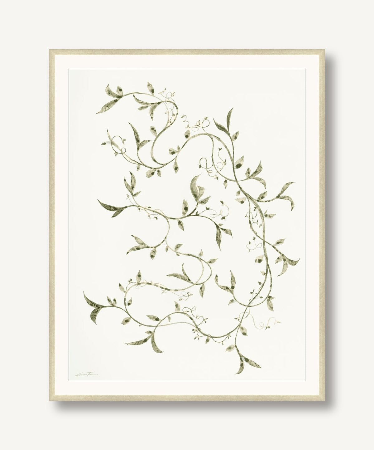 Leafy Vines 4 framed